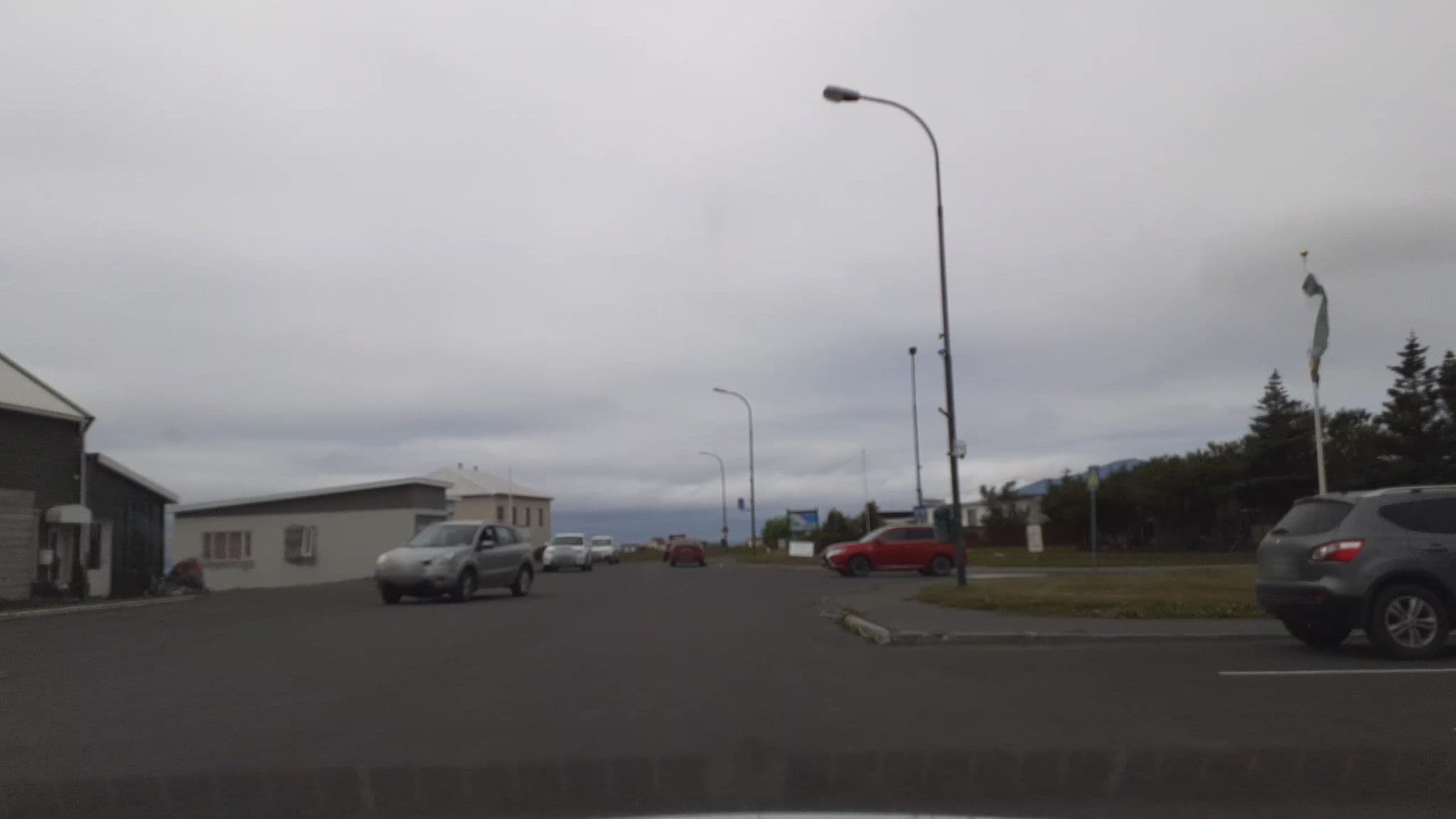 Street view near Sunnuberg Guesthouse, Sauðárkrókur — © kjarrval (CC BY-SA · Mapillary)
