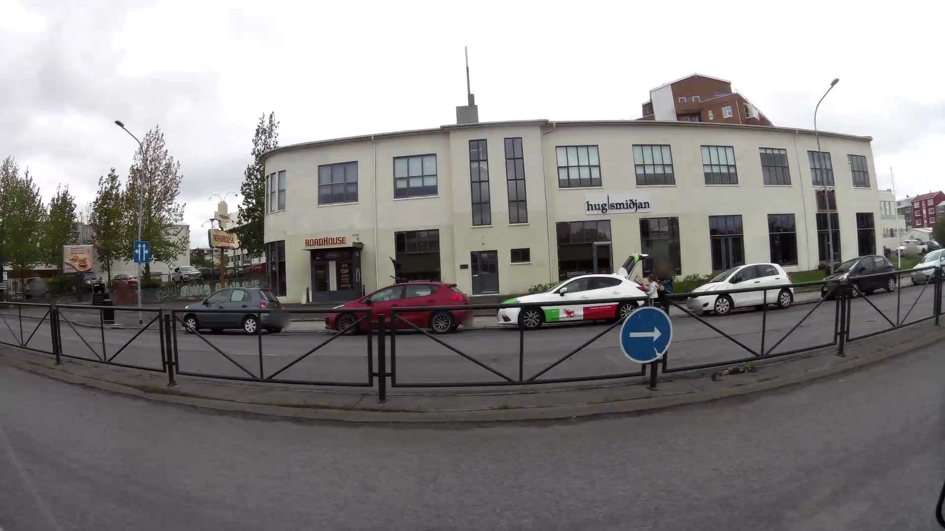 Street view near Norðurey Guesthouse, Reykjavík — © kaartcam (CC BY-SA · Mapillary)