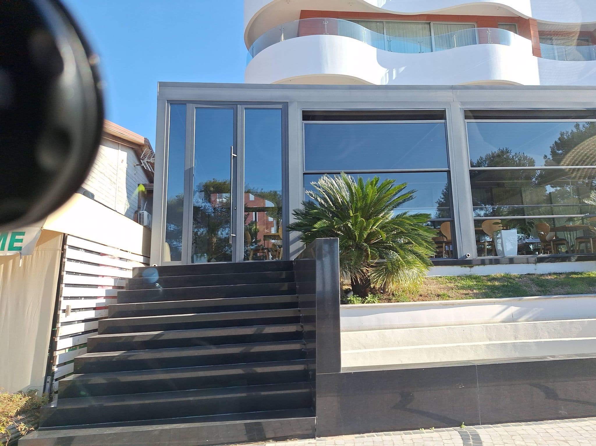 Street view near Hotel Amare, Shëngjin — © denisju_osm (CC BY-SA · Mapillary)