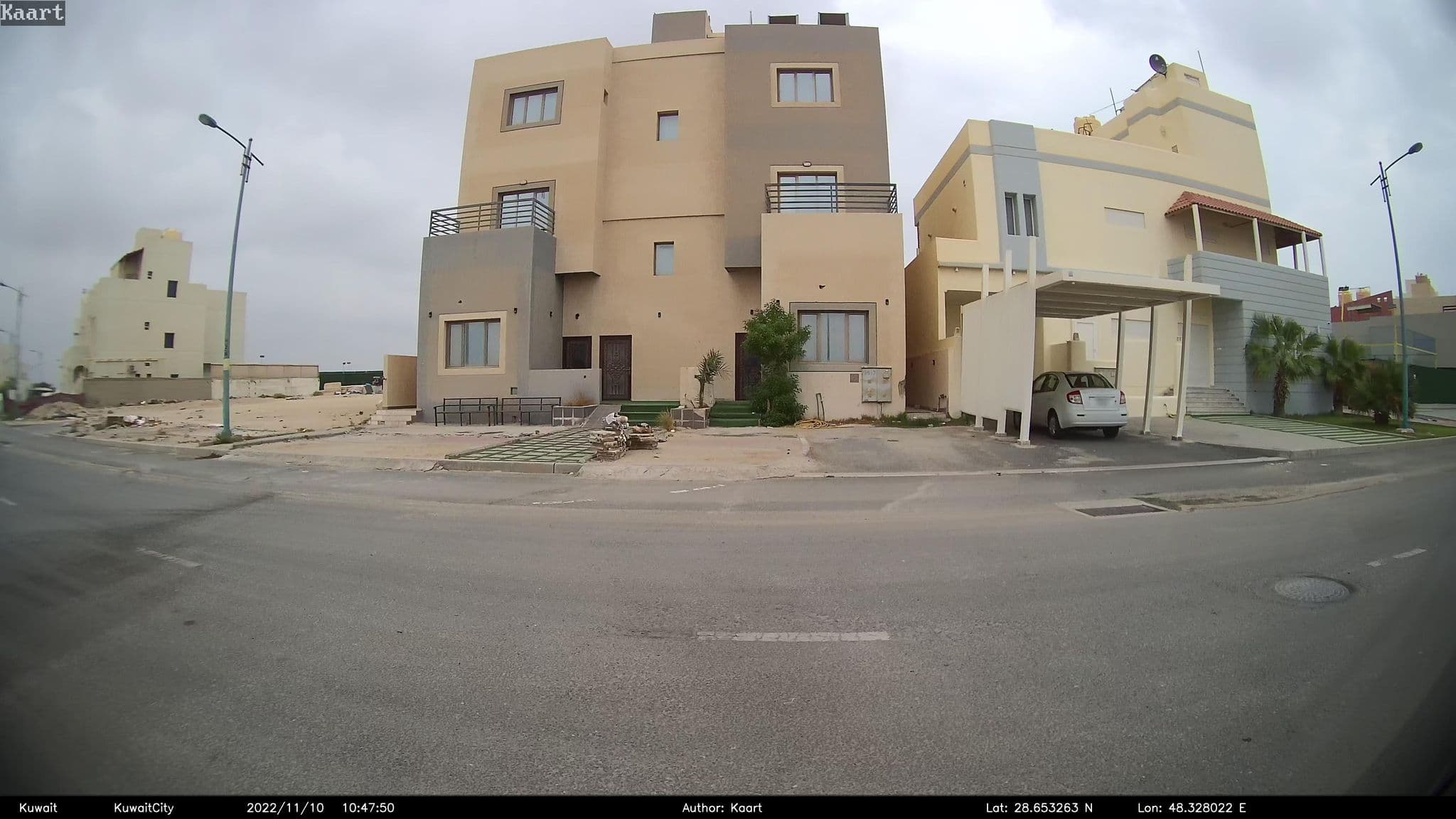 Street view near شالية اباااانه, Al Wafrah — © kaart_2 (CC BY-SA · Mapillary)