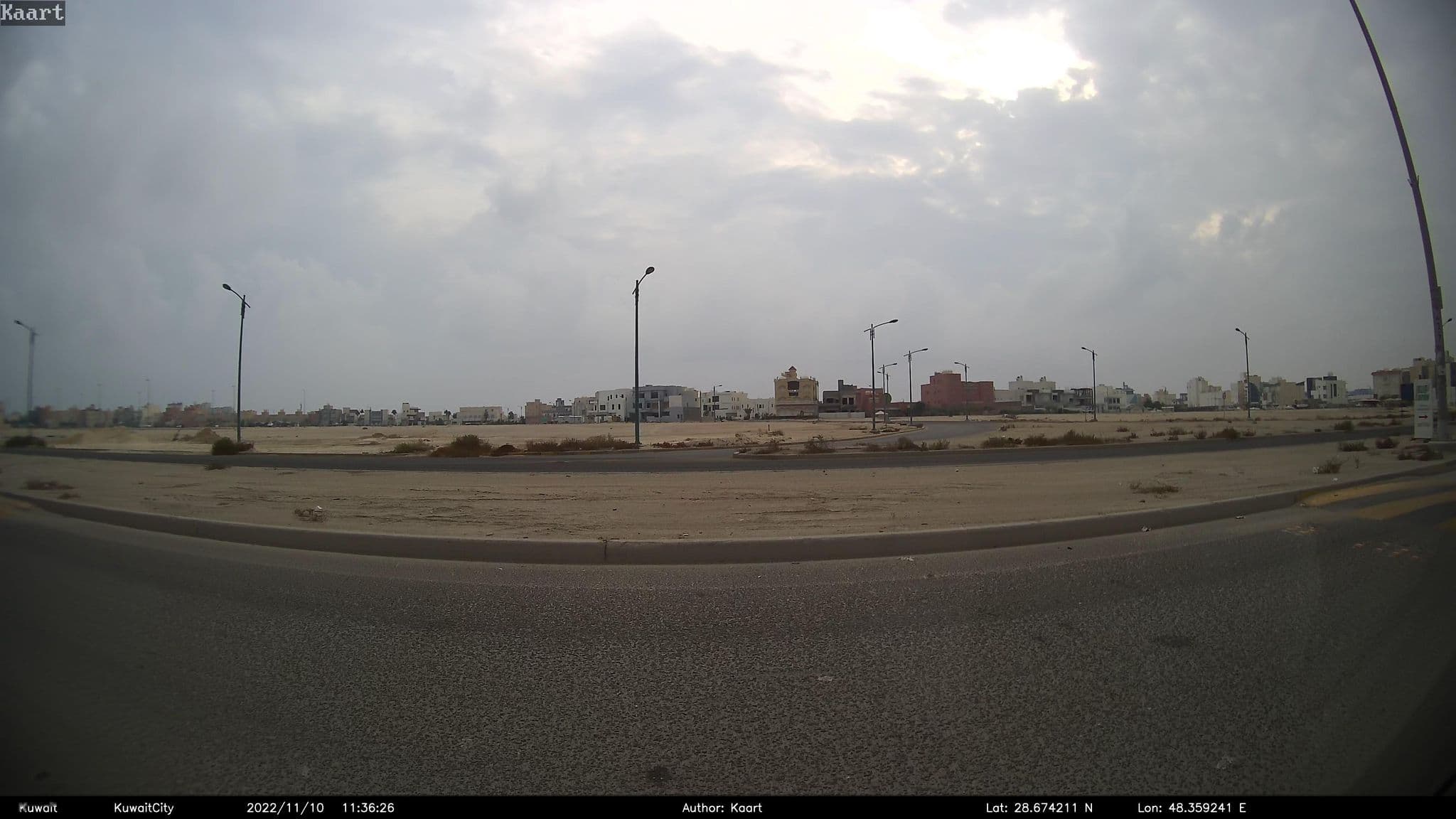 Street view near شاليه الأنصاري 278, Al Wafrah — © kaart_2 (CC BY-SA · Mapillary)