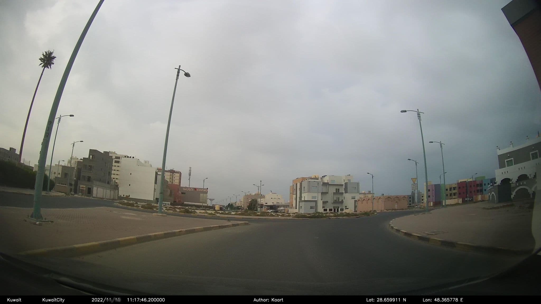 Street view near Al-Qattan Chalet, Al Wafrah — © kaart_2 (CC BY-SA · Mapillary)