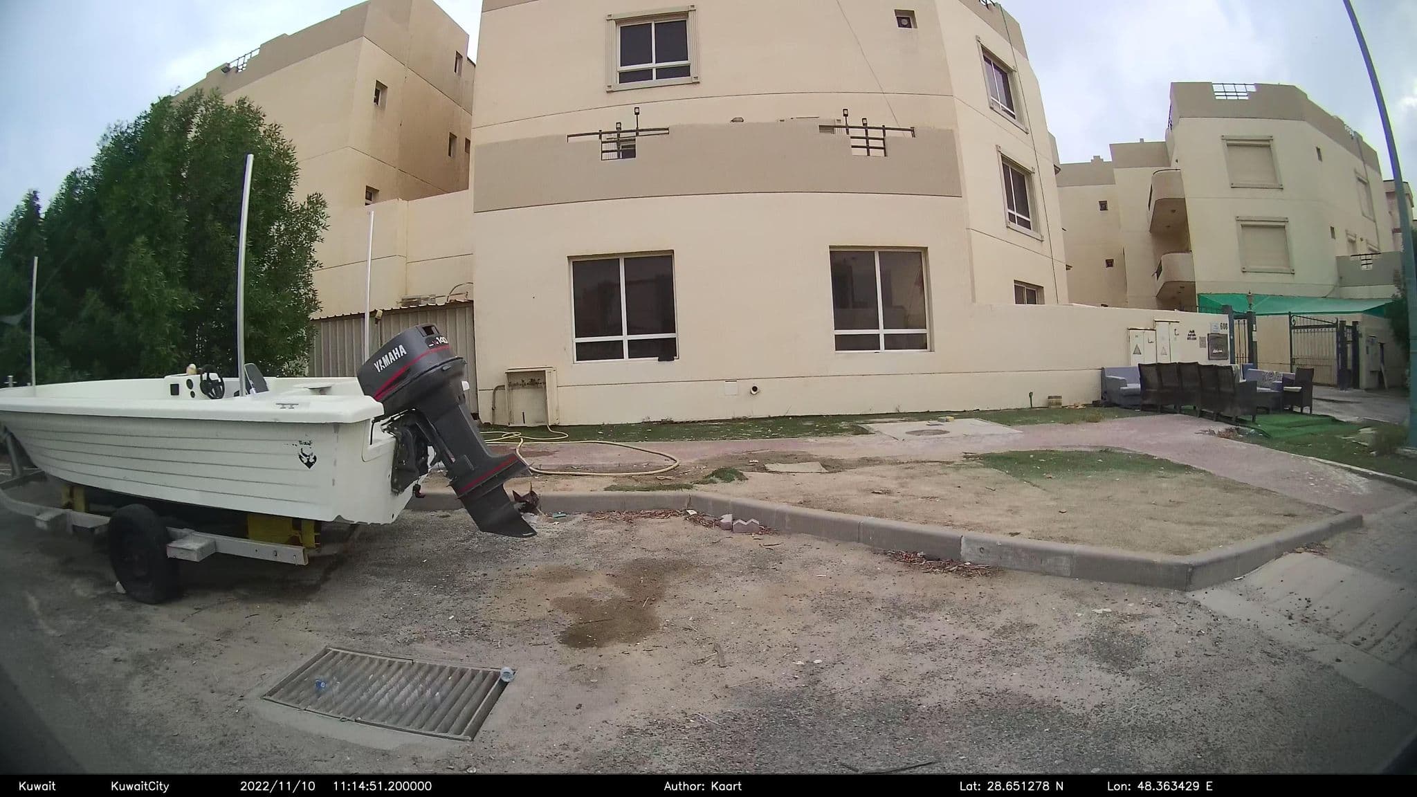 Street view near شاليه الشاهين, Al Wafrah — © kaart_2 (CC BY-SA · Mapillary)