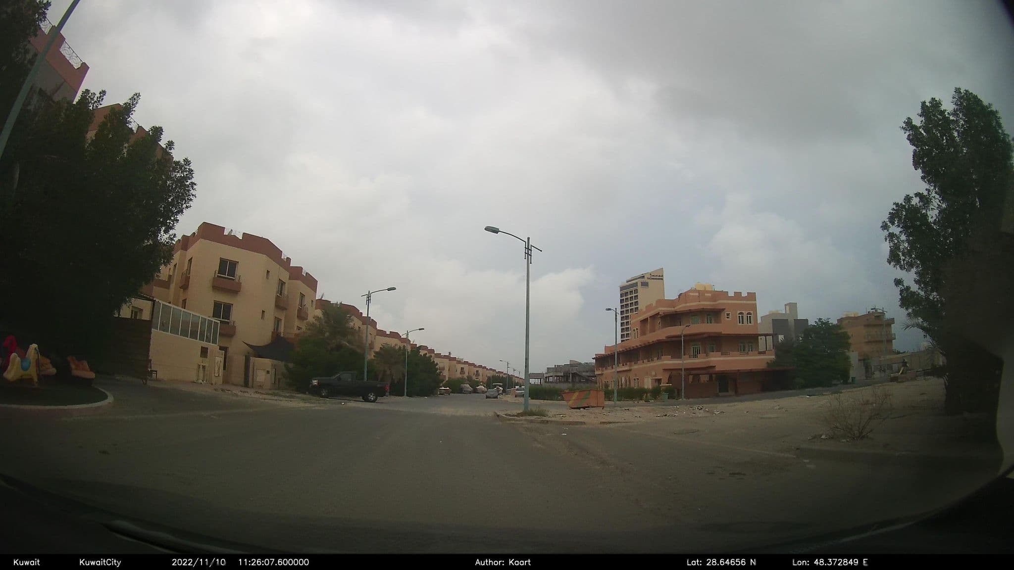 Street view near Khiran 278 - شاليهات السندباد, Al Wafrah — © kaart_2 (CC BY-SA · Mapillary)