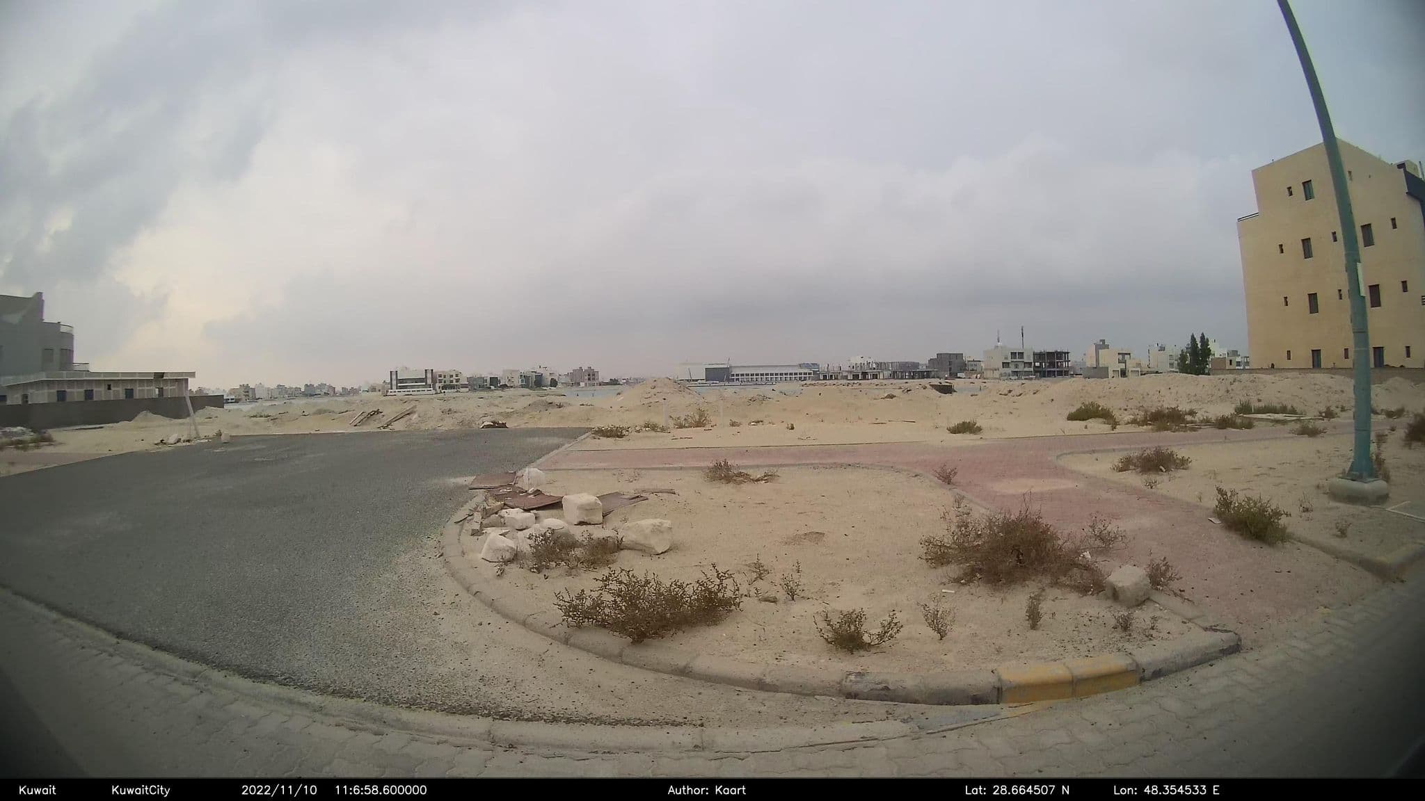 Street view near الخيران شاليه بوعبدالله السرحان, Al Wafrah — © kaart_2 (CC BY-SA · Mapillary)