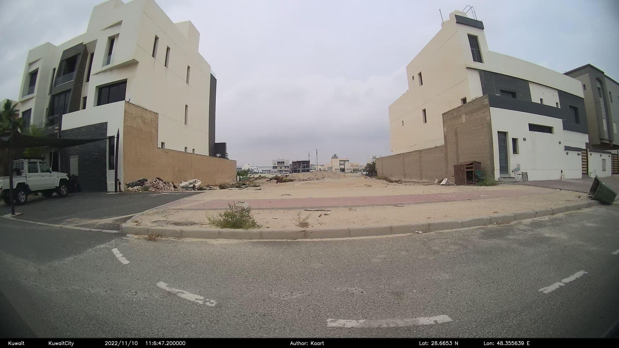 Street view near شاليه طاروف الهاجري, Al Wafrah — © kaart_2 (CC BY-SA · Mapillary)