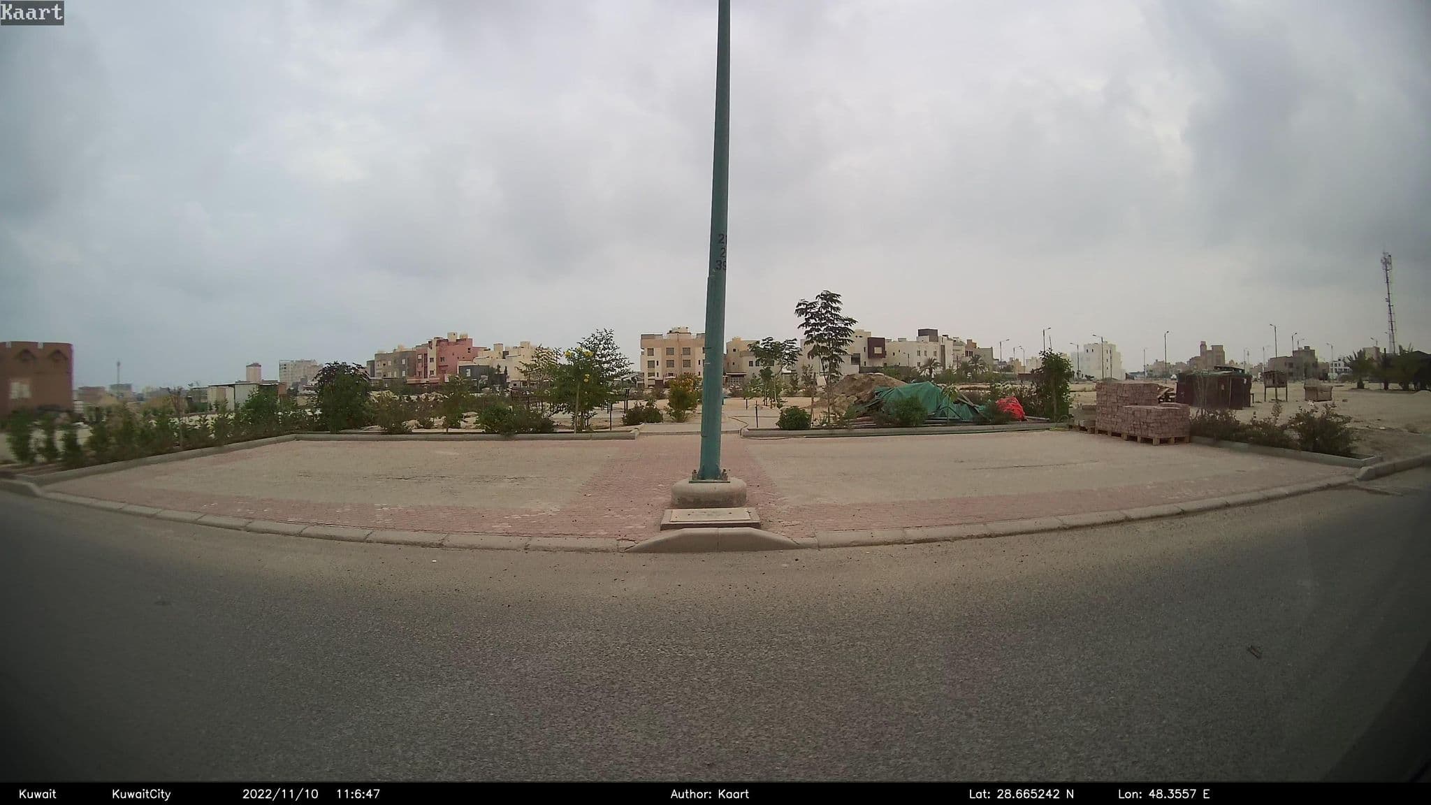 Street view near عرزالة شاليه بوعبدالله, Al Wafrah — © kaart_2 (CC BY-SA · Mapillary)