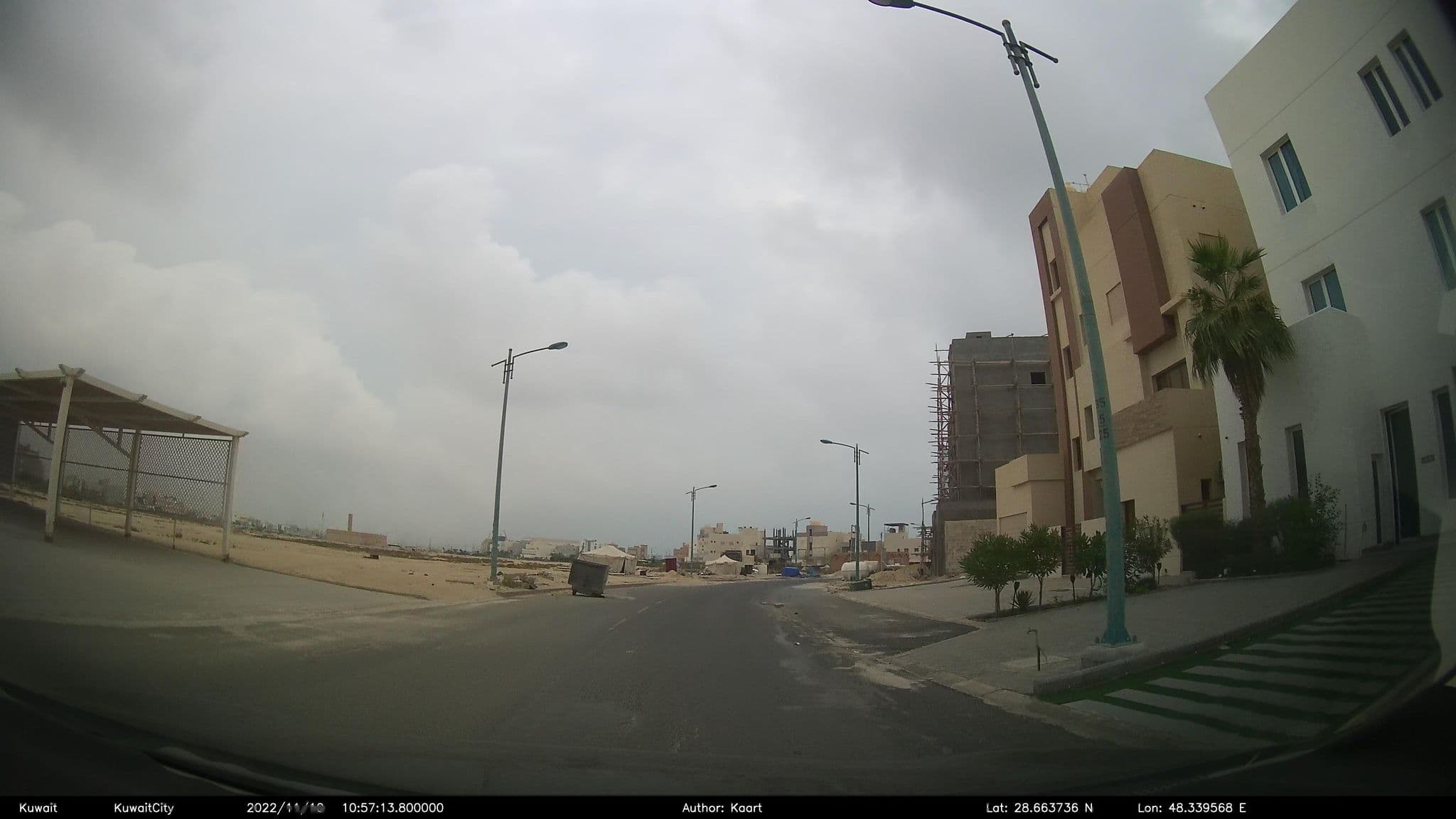 Street view near Al mejadi chalet 💙, Al Wafrah — © kaart_2 (CC BY-SA · Mapillary)