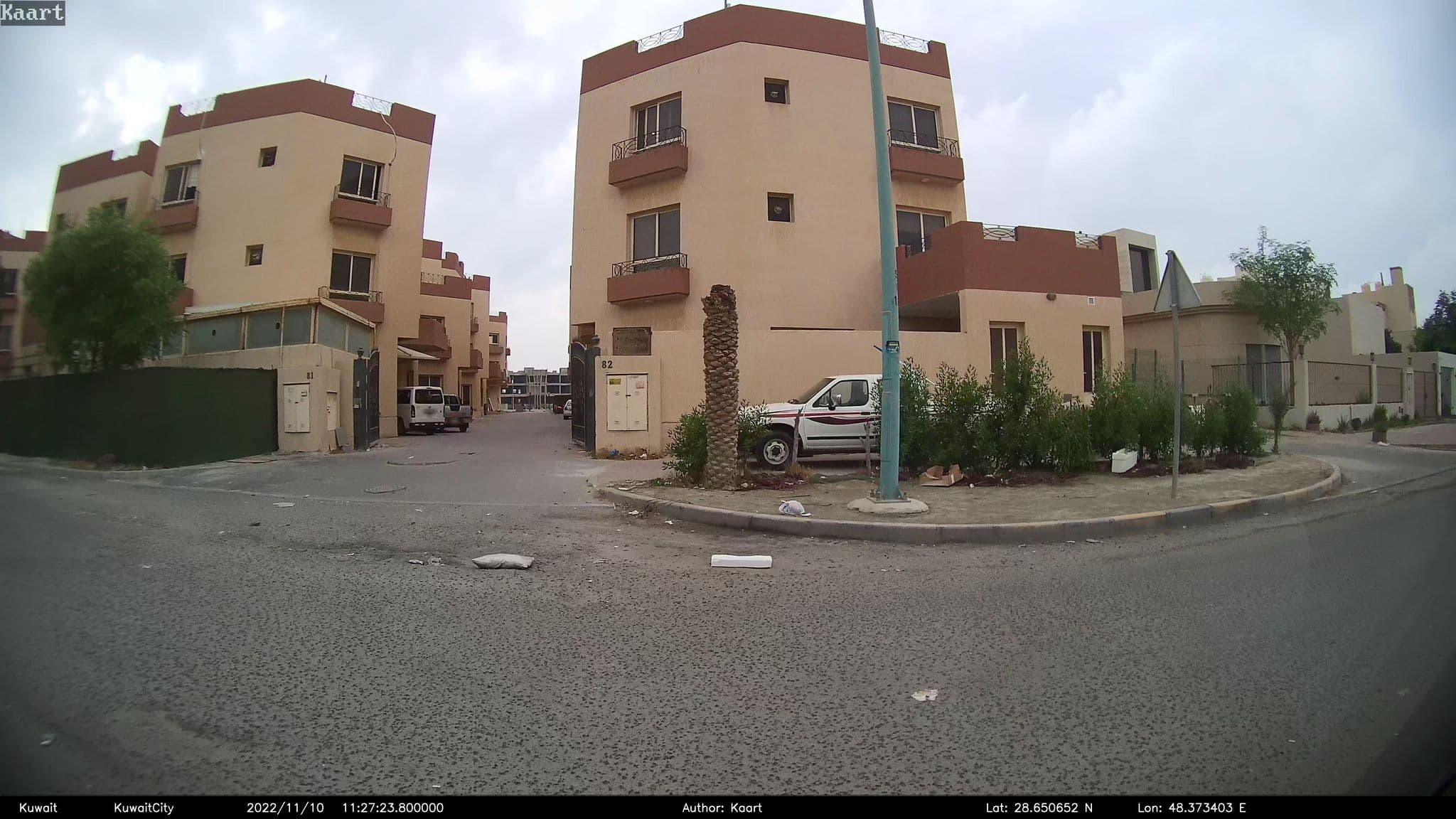 Street view near شاليه ريد لايت ديستريكت, Al Wafrah — © kaart_2 (CC BY-SA · Mapillary)
