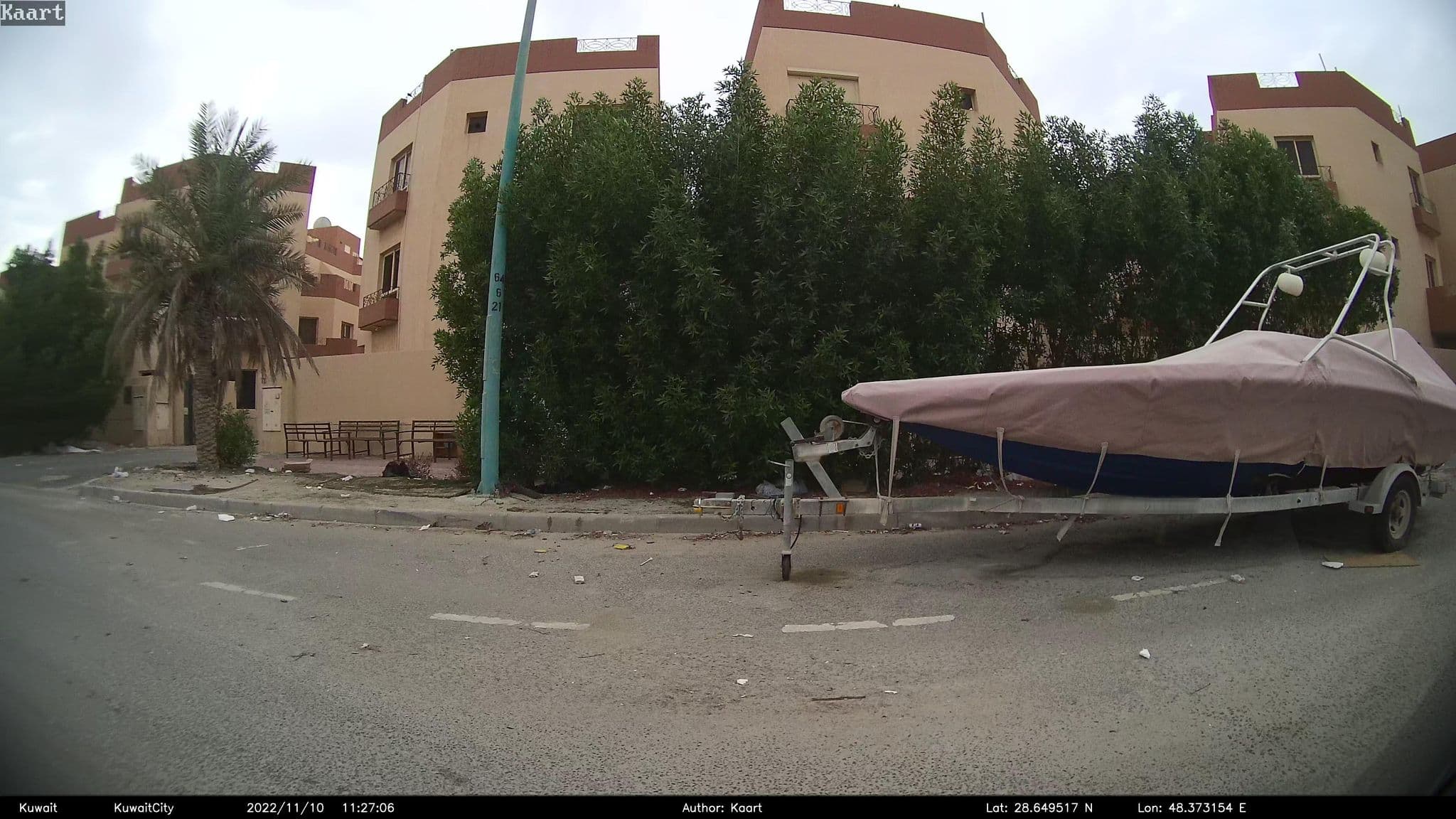 Street view near Chalet 72C, Al Wafrah — © kaart_2 (CC BY-SA · Mapillary)