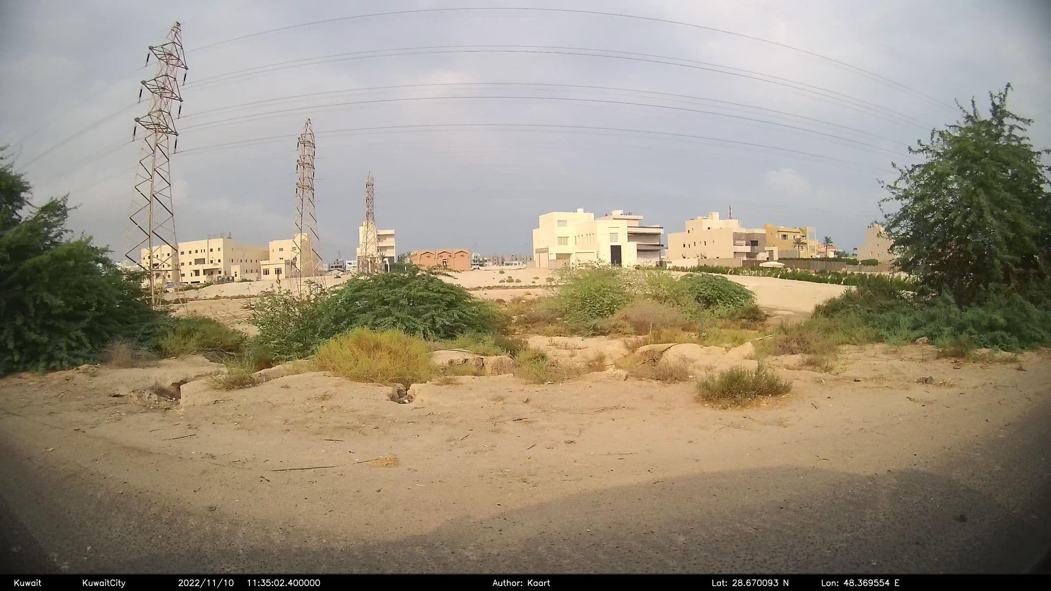 Street view near Chalet AlHammad - شاليه الحماد, Al Wafrah — © kaart_2 (CC BY-SA · Mapillary)