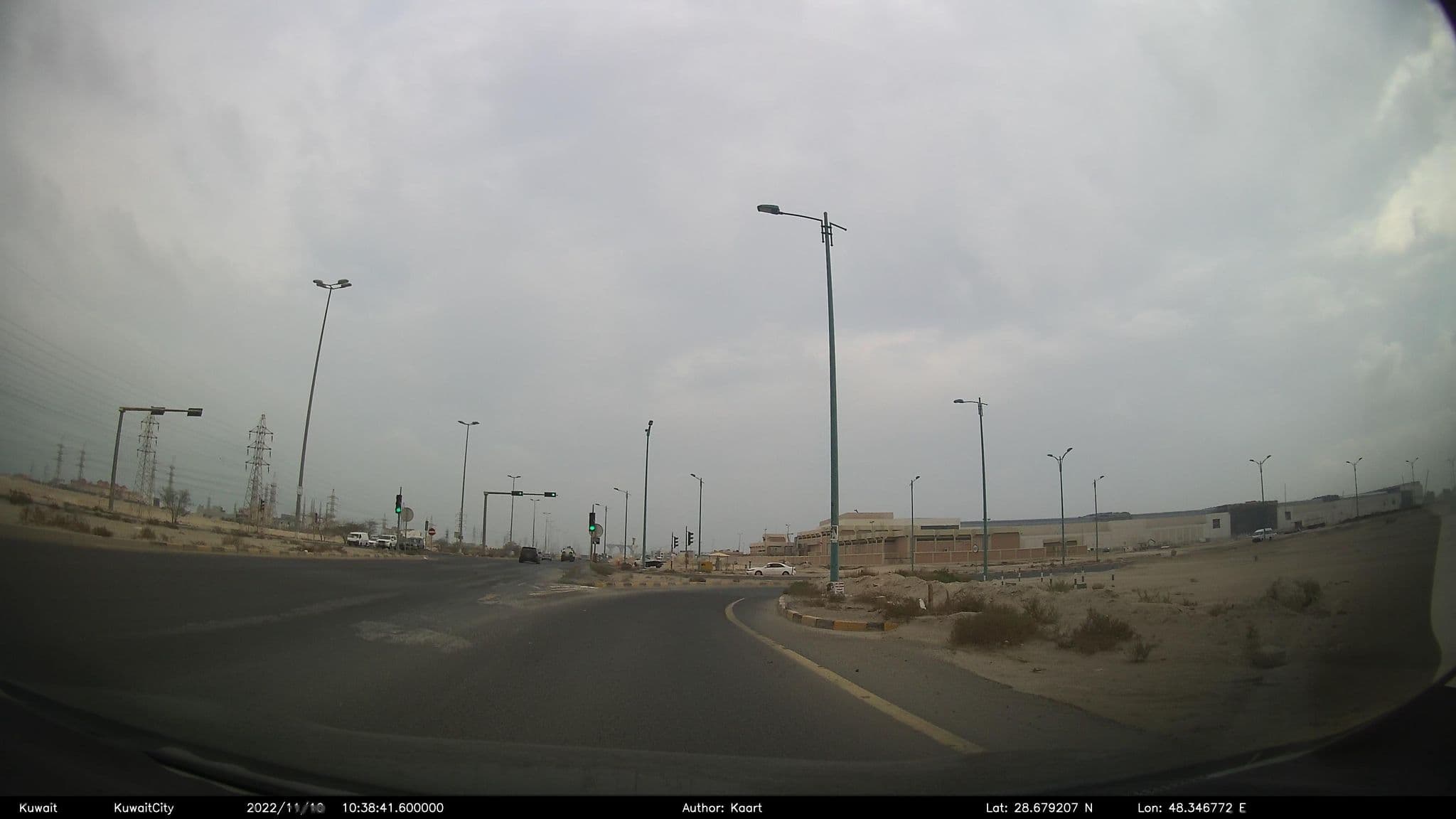 Street view near شاليهات الزور بإتجاه الديرة, Al Wafrah — © kaart_2 (CC BY-SA · Mapillary)