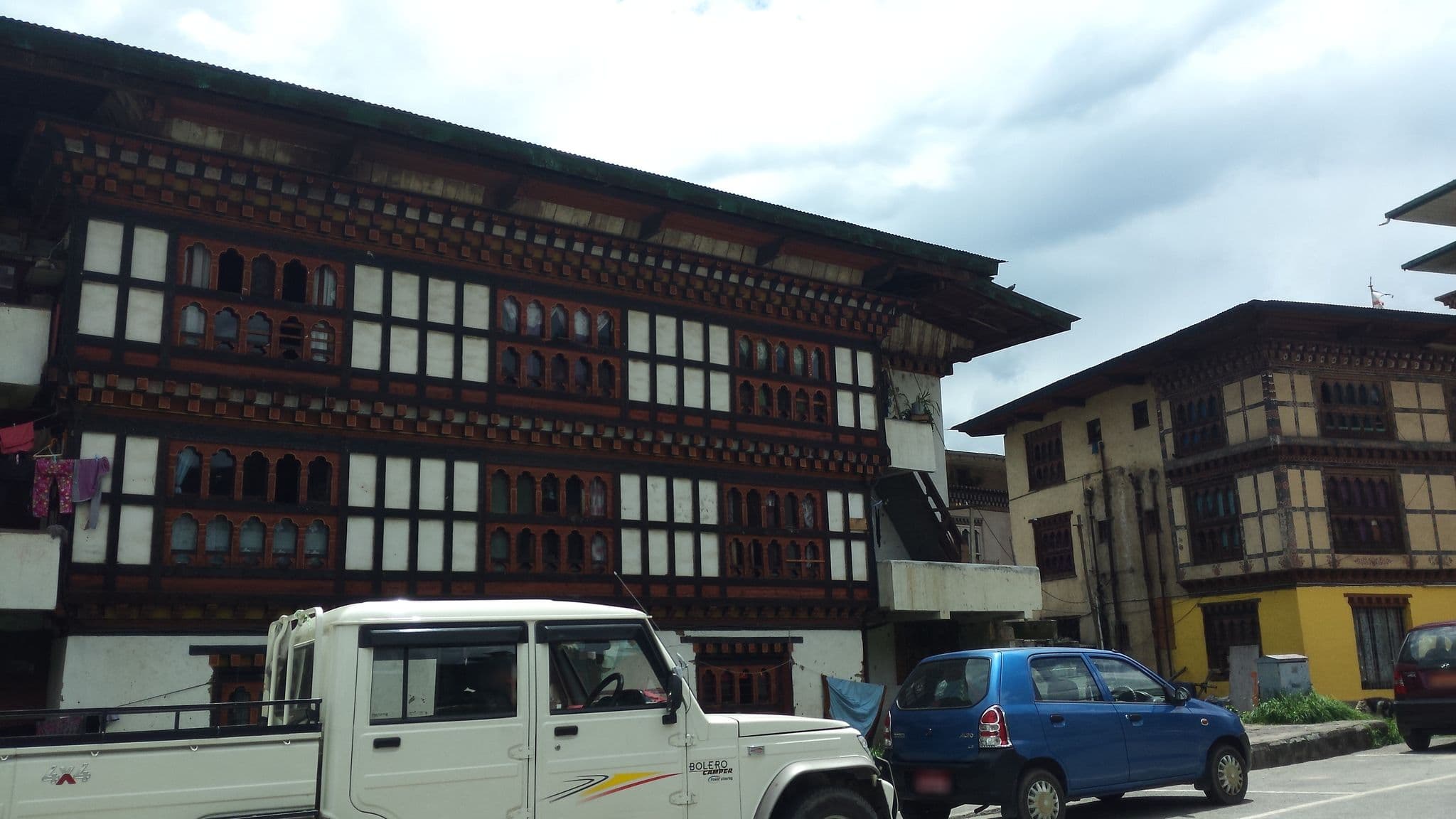 Street view near The Capital Hotel, Thimphu — © nirabpudasaini (CC BY-SA · Mapillary)