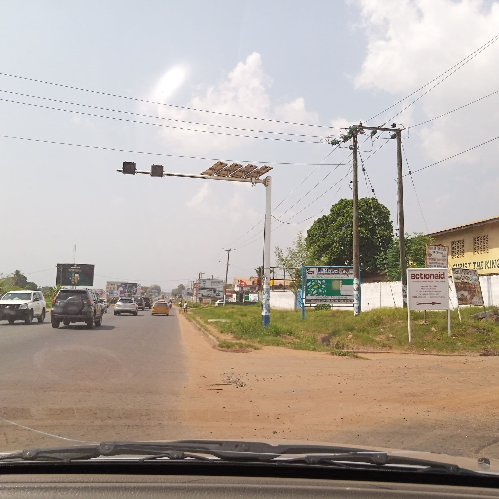 Street view near Millennium Guest House & Suites, Monrovia — © draperc (CC BY-SA · Mapillary)