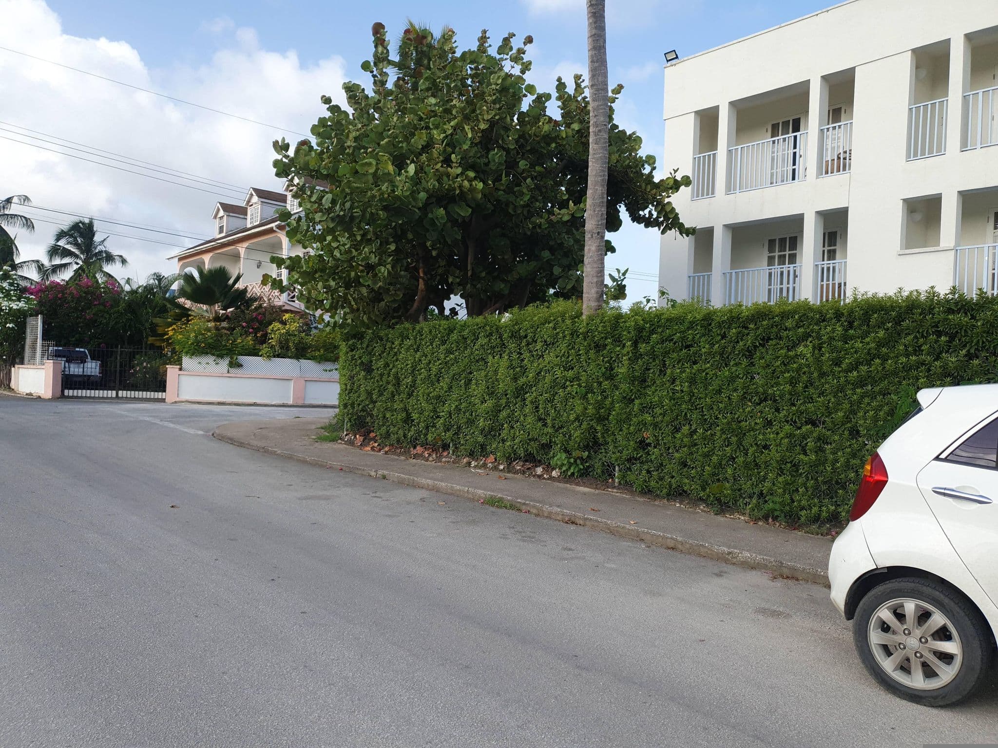 Street view near Sun N' Beach Apartments, Oistins — © lavernryan (CC BY-SA · Mapillary)
