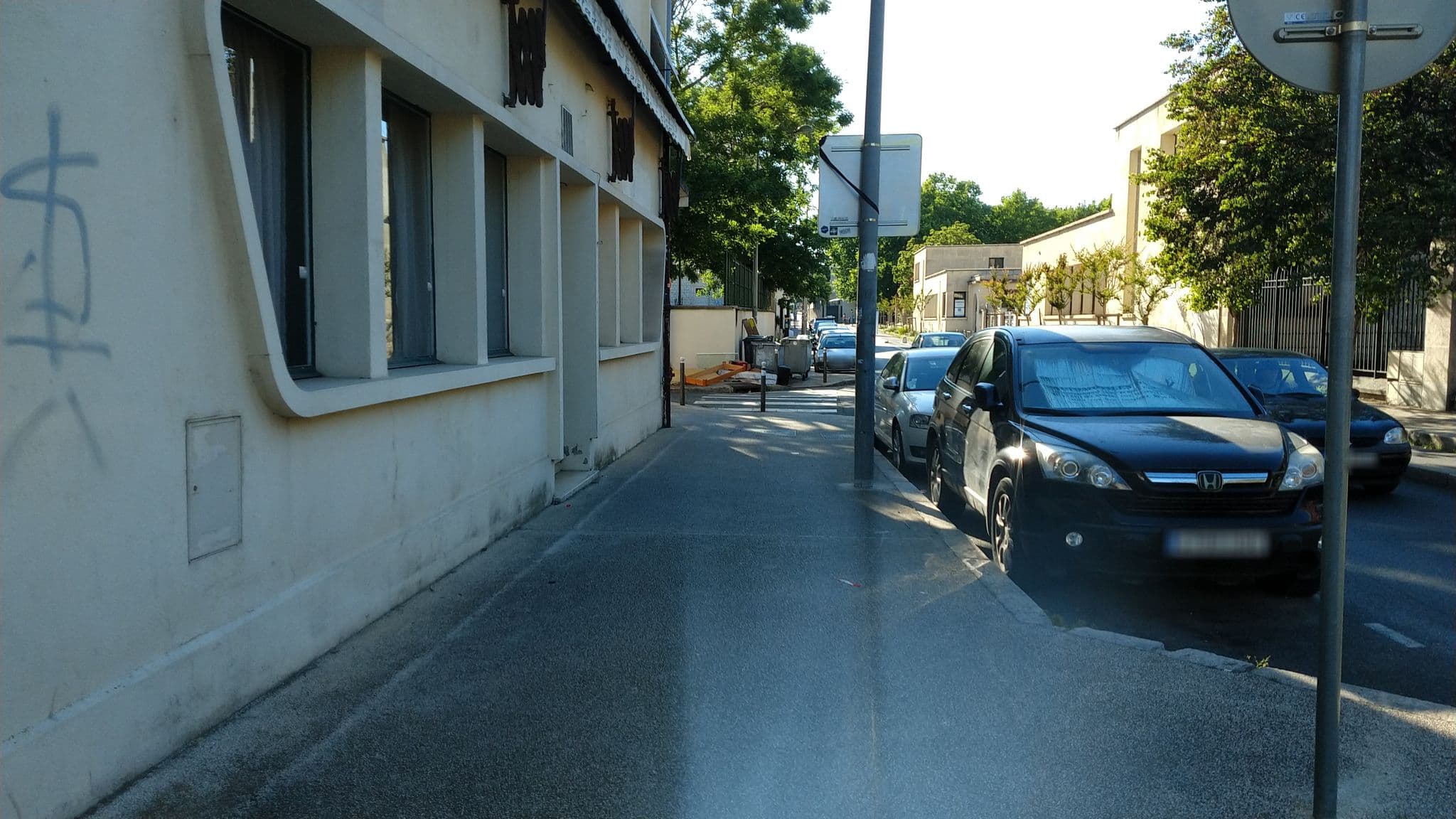 Street view near Hospitalet St Charles, Montpellier — © polyglot (CC BY-SA · Mapillary)