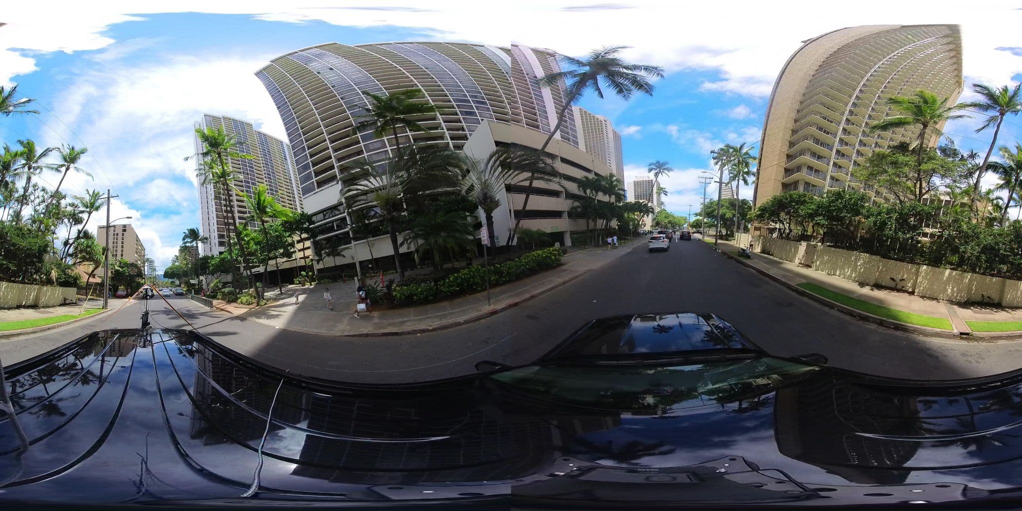 Street view near Rstquest Waiki Banyan Hotel, Diamond Head / Kapahulu / Saint Louis Heights — © hmhtb (CC BY-SA · Mapillary)