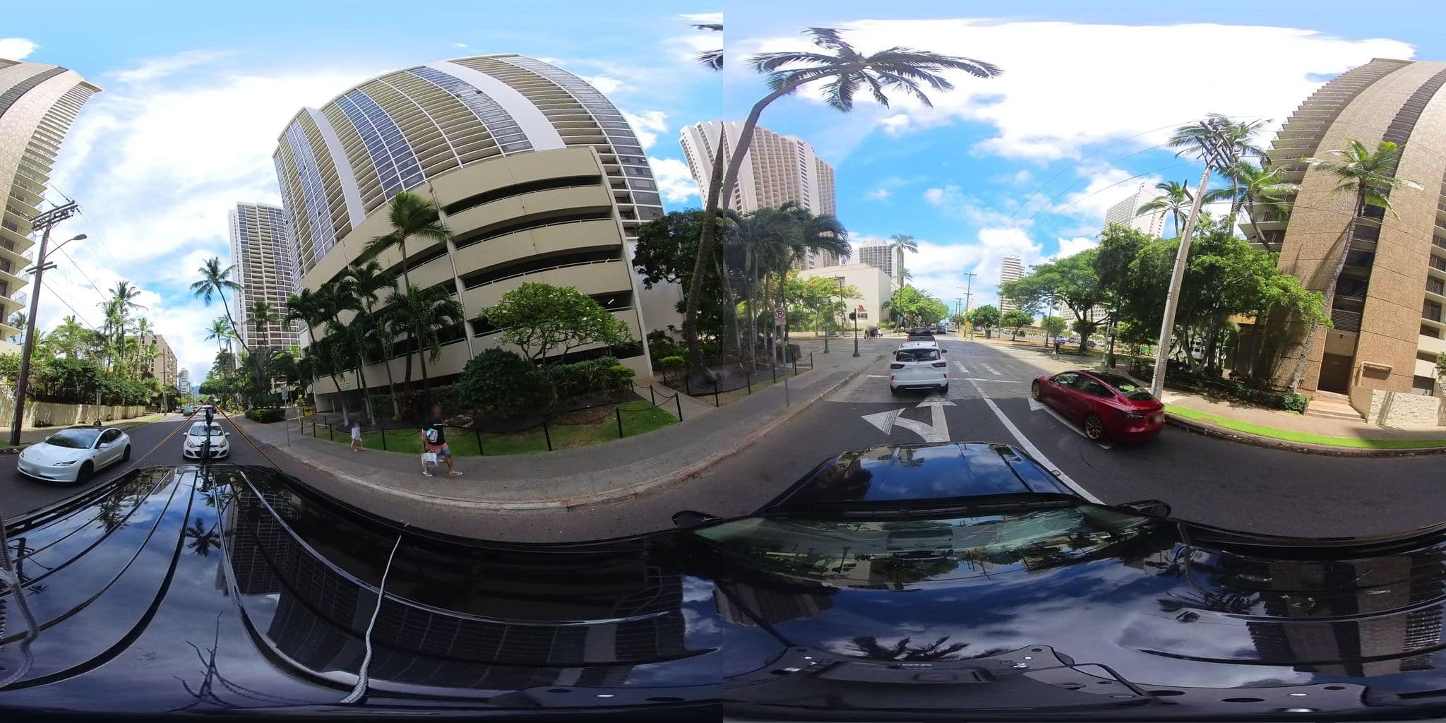 Street view near Moana Surfrider (Lani Kai Room), Diamond Head / Kapahulu / Saint Louis Heights — © hmhtb (CC BY-SA · Mapillary)