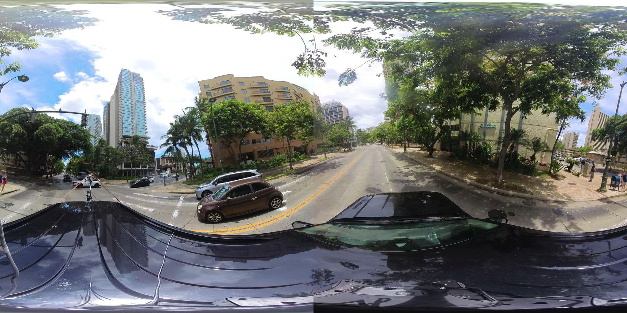 Street view near The Ritz-Carlton Residences, Waikiki Beach, Waikīkī — © hmhtb (CC BY-SA · Mapillary)