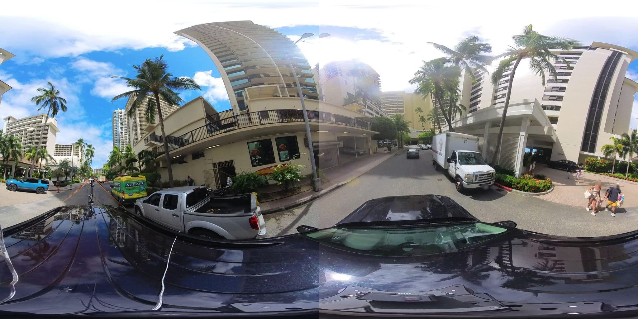 Street view near Hailekulani, Waikīkī — © hmhtb (CC BY-SA · Mapillary)