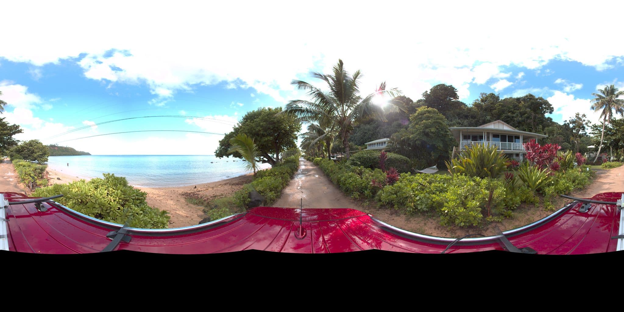Street view near Anini Beach House, Princeville — © rking (CC BY-SA · Mapillary)