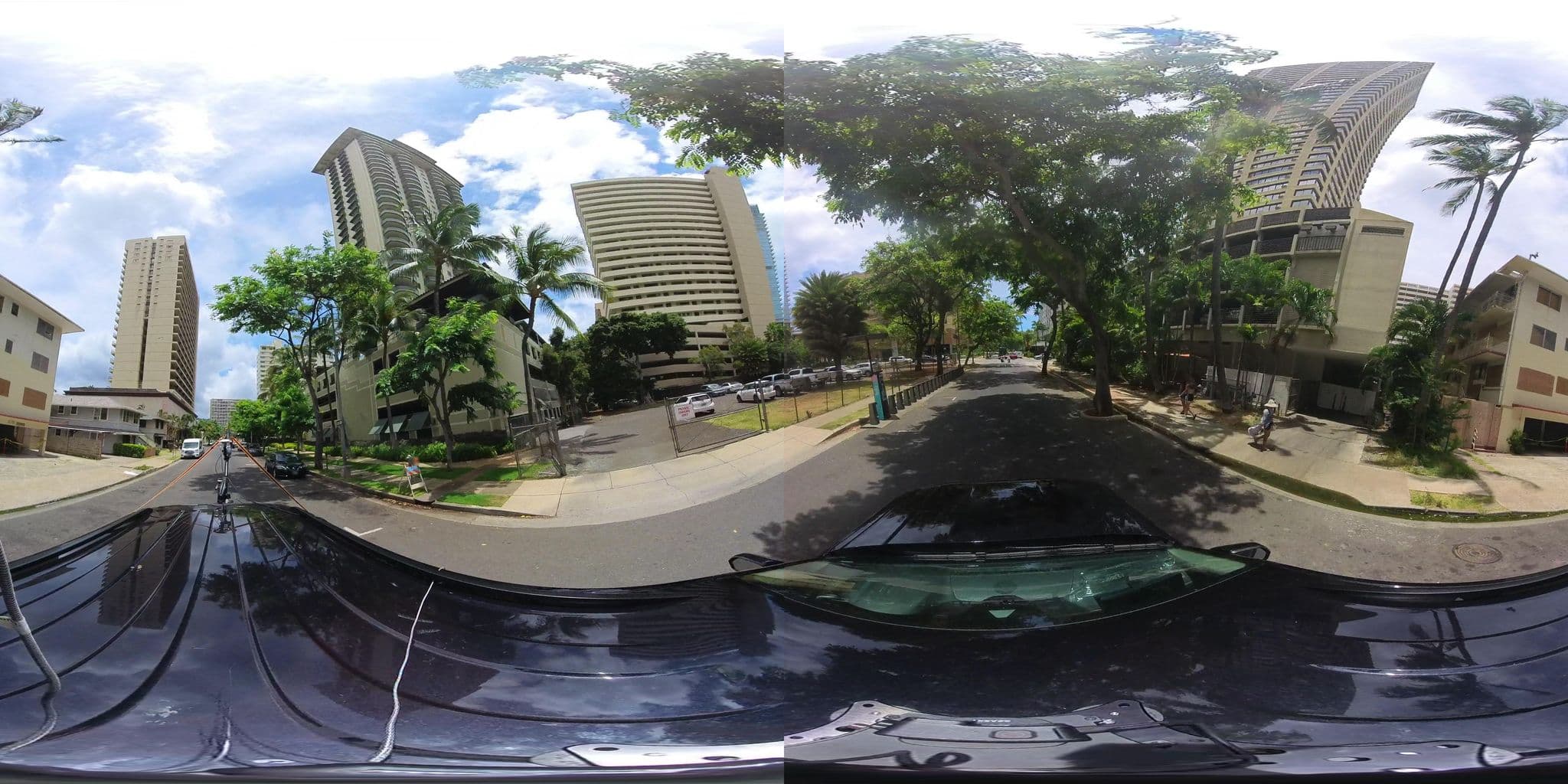 Street view near Royal Garden at Waikiki Hotel, Waikīkī — © hmhtb (CC BY-SA · Mapillary)