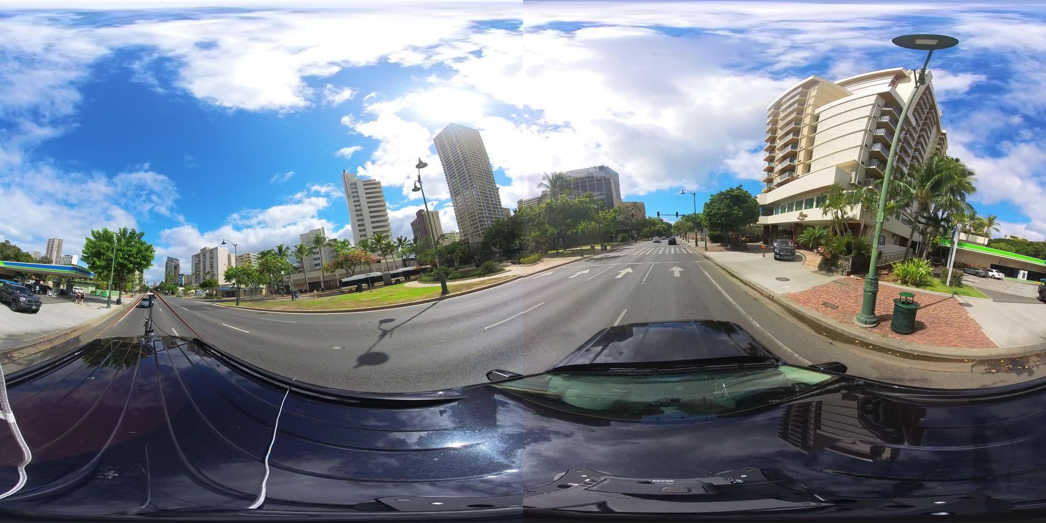Street view near Outrigger Luana Waikiki, Waikīkī — © hmhtb (CC BY-SA · Mapillary)