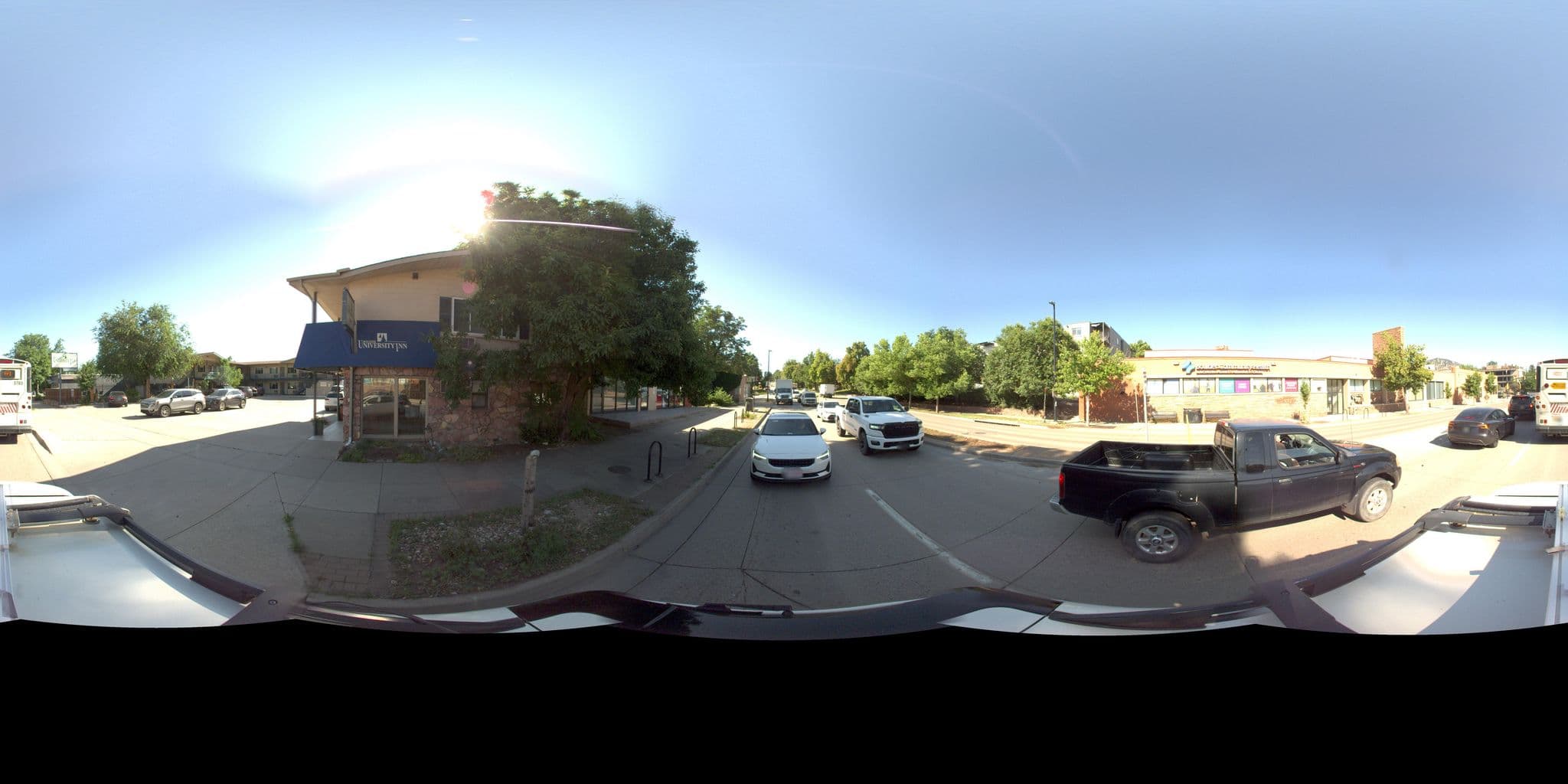 Street view near University Inn, Boulder — © atd2019 (CC BY-SA · Mapillary)