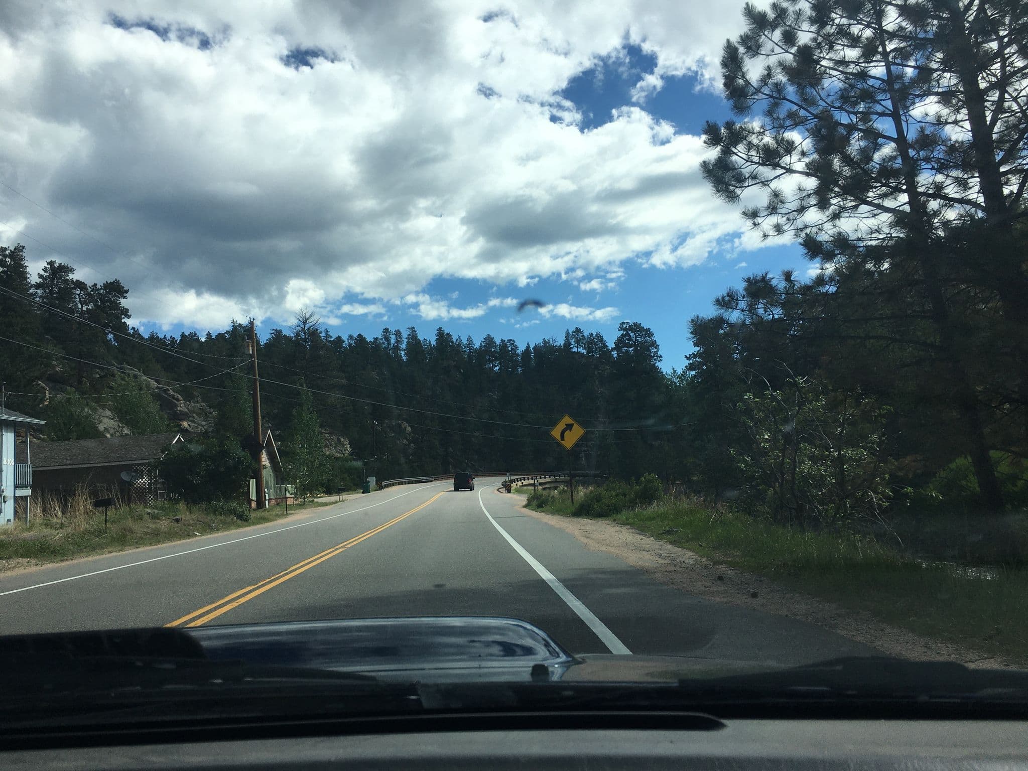 Street view near Jay's Dream Cabin, Estes Park — © hereitgoes (CC BY-SA · Mapillary)