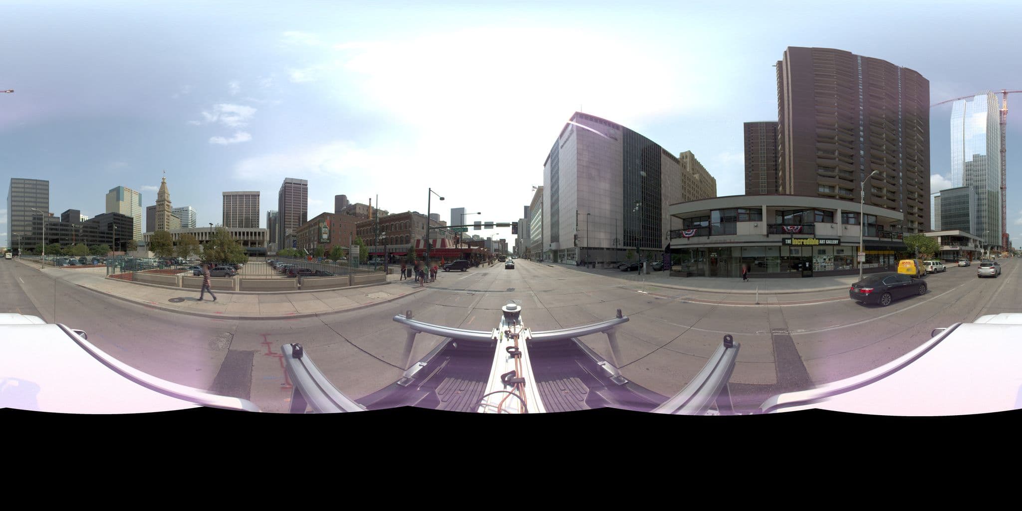 Street view near Brooks Tower, Denver — © muntz_man (CC BY-SA · Mapillary)