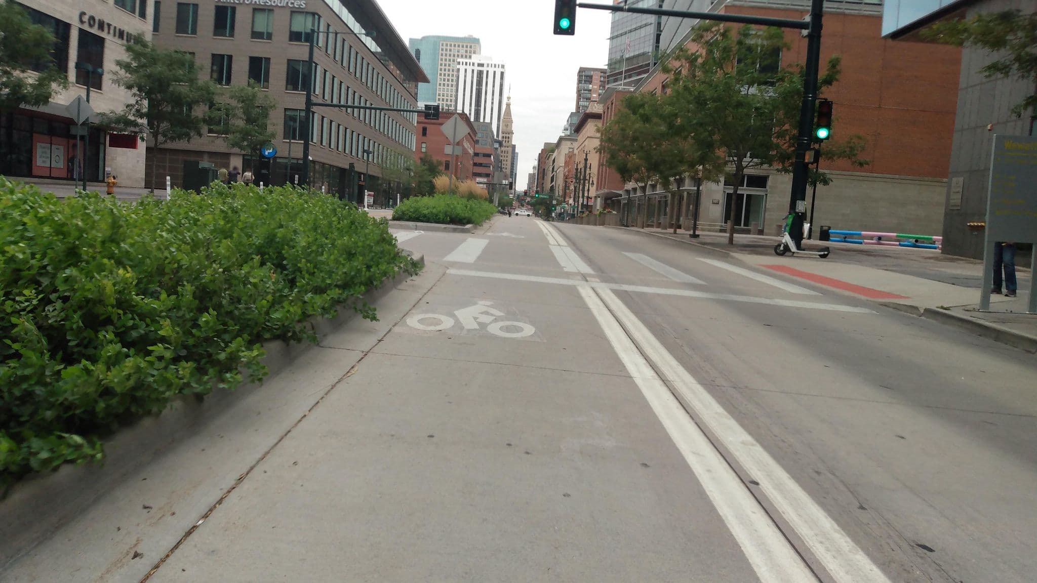 Street view near Kimpton Hotel Born, Denver — © dgrinbergs (CC BY-SA · Mapillary)