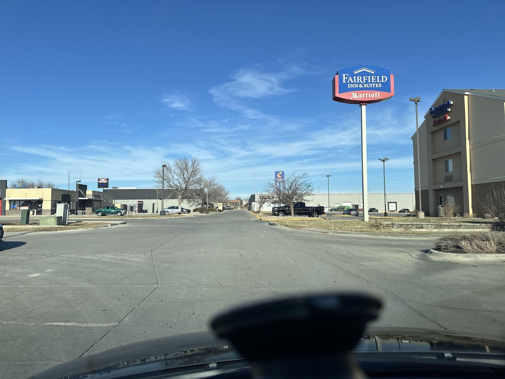 Street view near Fairfield Inn, Lincoln — © quickness805 (CC BY-SA · Mapillary)
