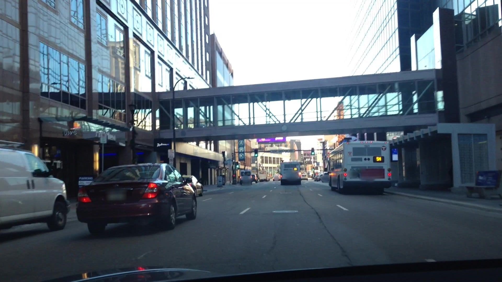 Street view near Marriott City Center Executive Lounge, Minneapolis — © lvl5 (CC BY-SA · Mapillary)