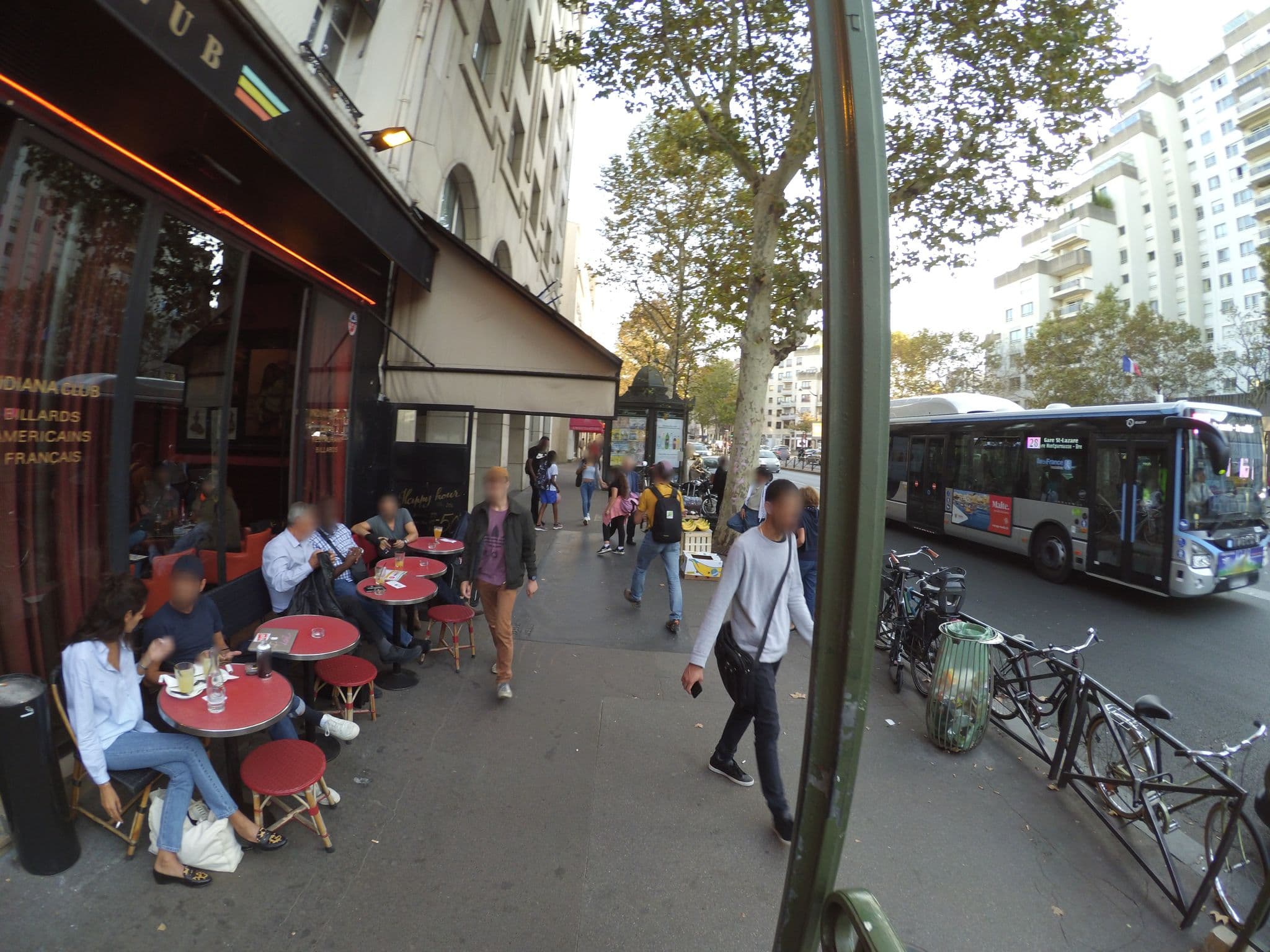 Street view near Voco hôtel, Paris 14 Observatoire — © stephanep (CC BY-SA · Mapillary)