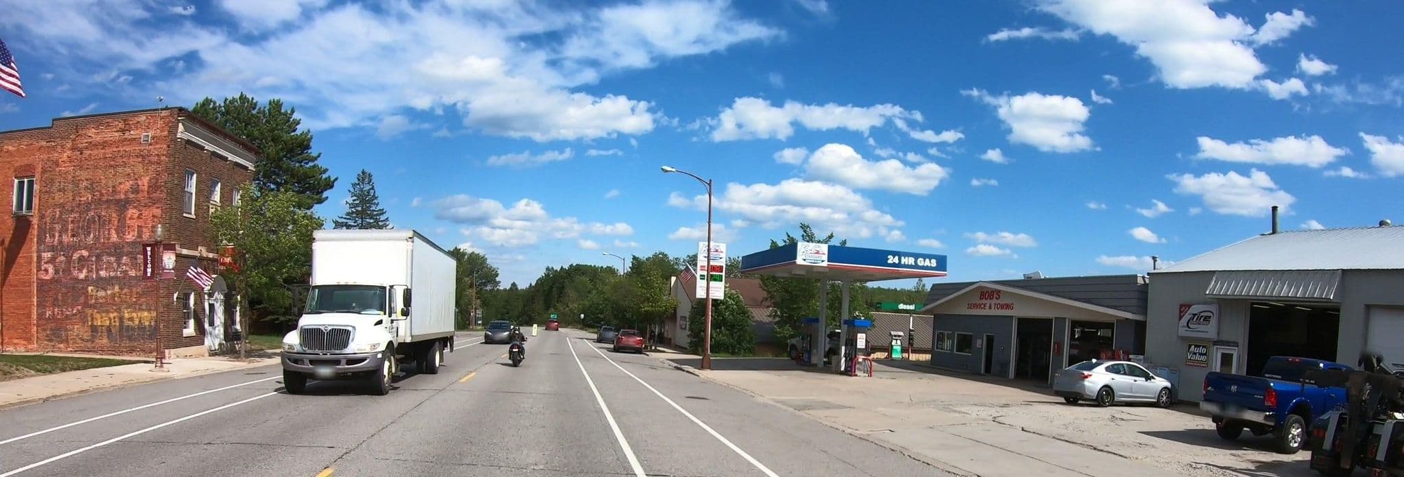 Street view near Marjo Motel, Babbitt — © networklanman (CC BY-SA · Mapillary)