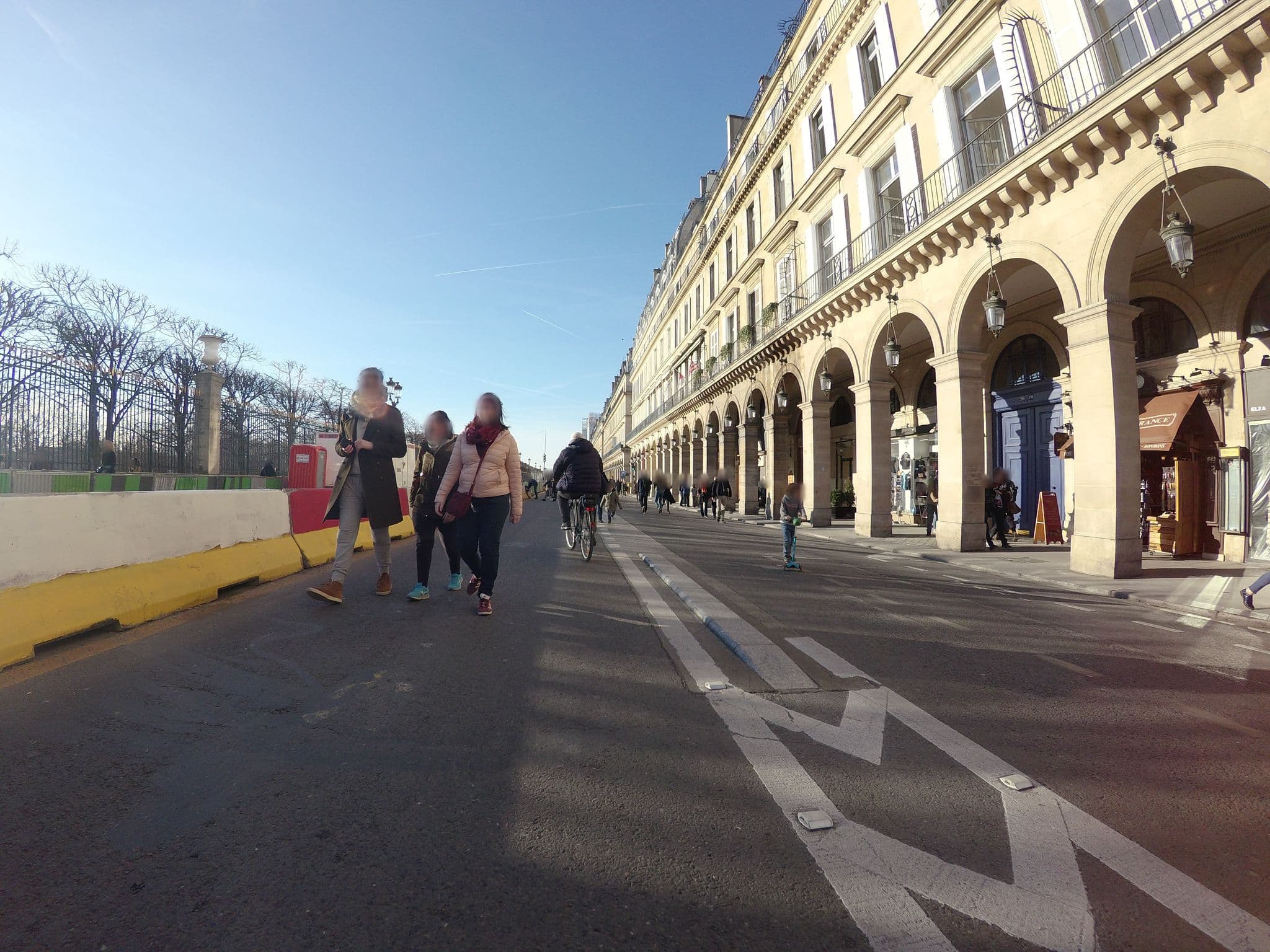 Street view near Hôtel Saint-James & Albany, Paris 02 Bourse — © laurentlouf (CC BY-SA · Mapillary)