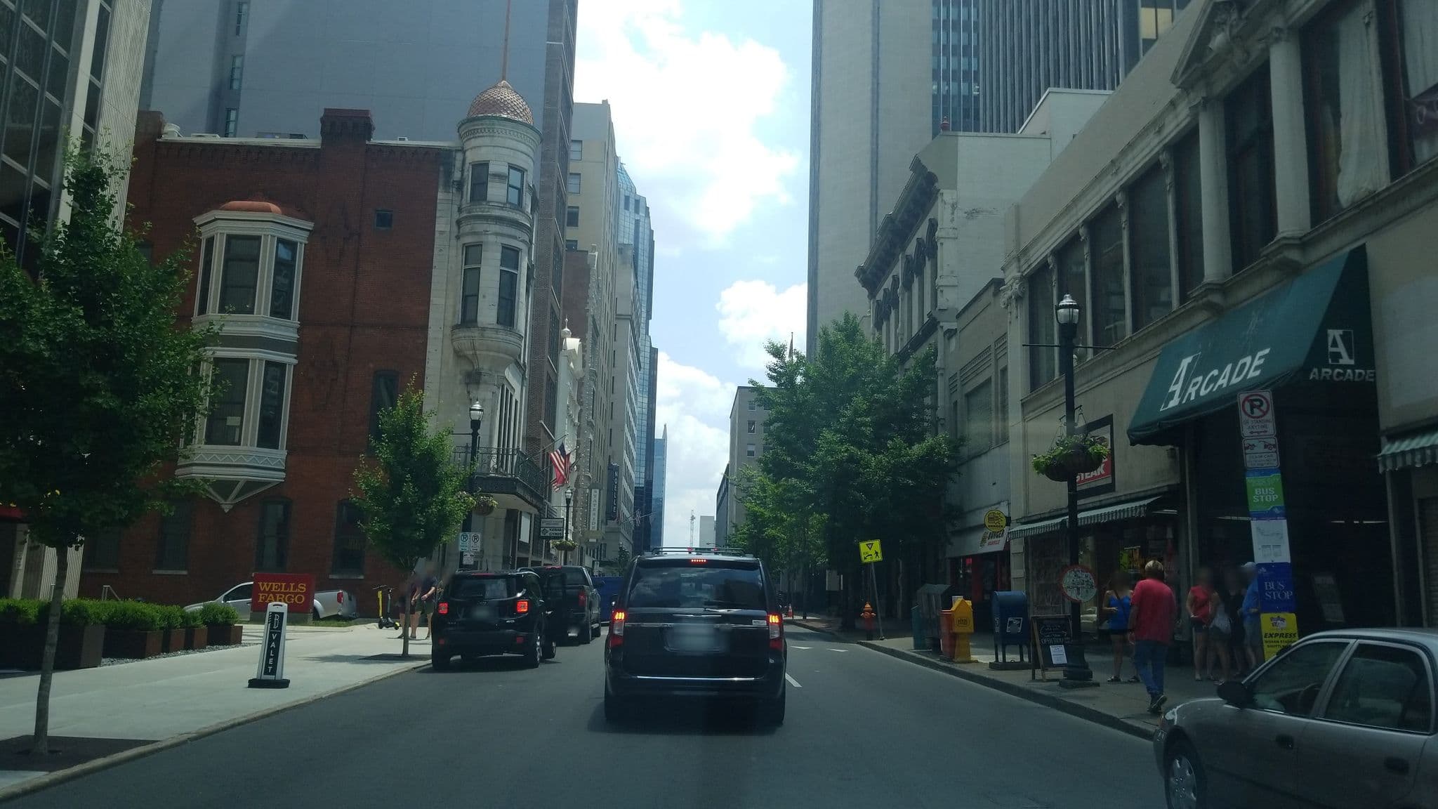 Street view near Bobby Hotel Rooftop Lounge, Nashville — © adeldola (CC BY-SA · Mapillary)