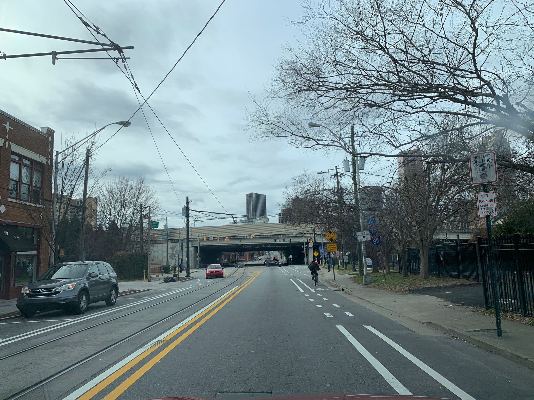Street view near Hilliard Street Residence Hotel, Atlanta — © deirdreedsign (CC BY-SA · Mapillary)