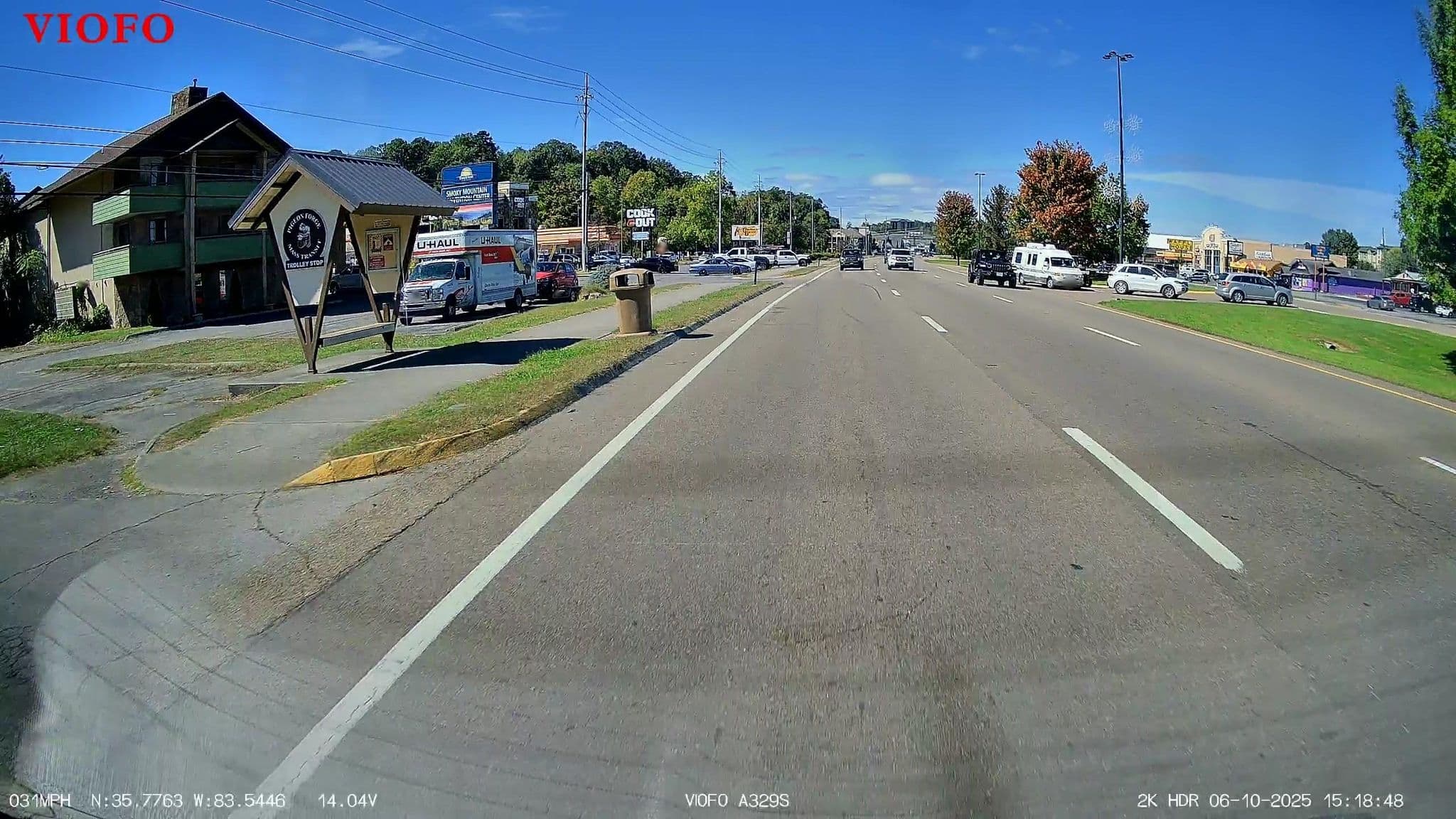 Street view near Twin Mountain Inn and Suites, Pigeon Forge — © DriveWithHoang (CC BY-SA · Mapillary)