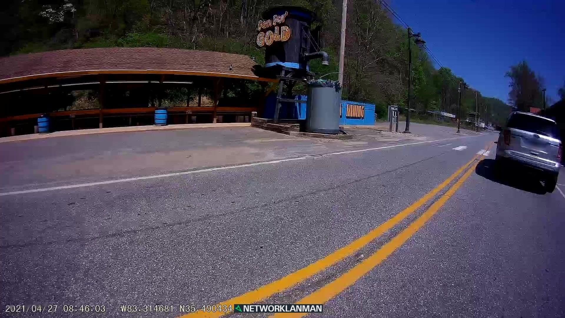 Street view near River's Edge Motel, Bryson City — © networklanman (CC BY-SA · Mapillary)