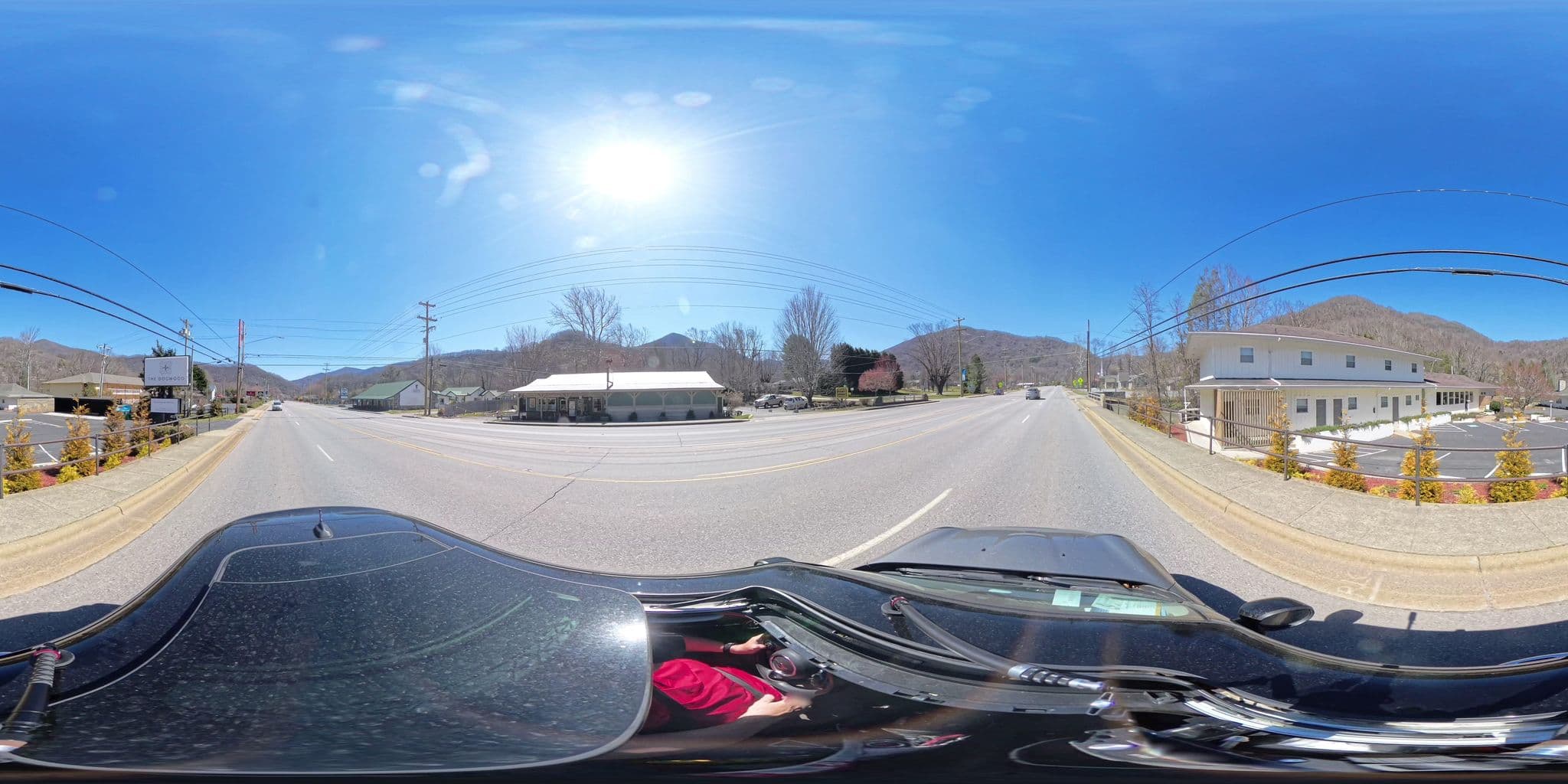 Street view near Riverlet Motel & Restaurant, Maggie Valley — © SugarFreePro (CC BY-SA · Mapillary)