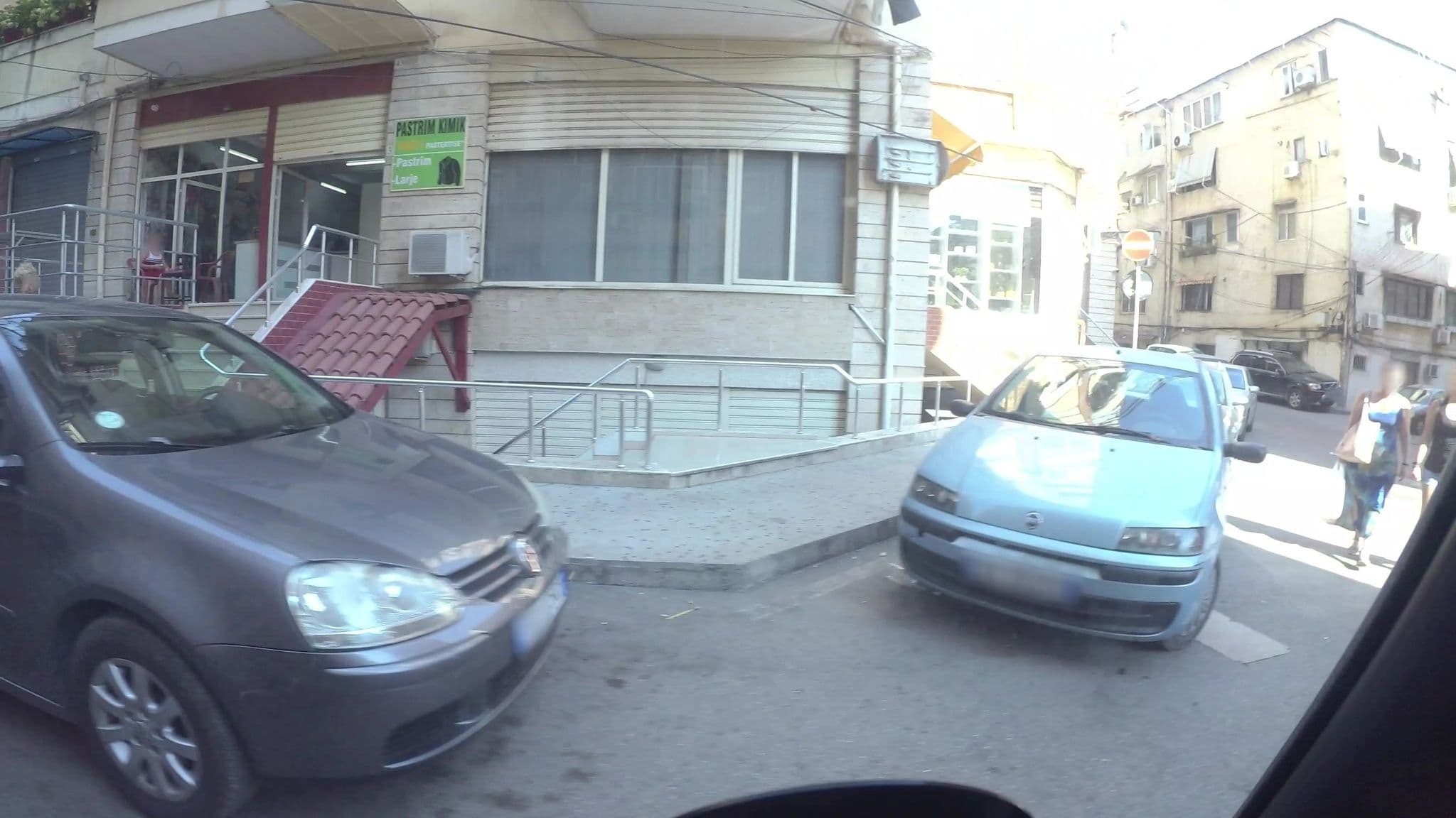 Street view near Golden City Hotel, Tirana