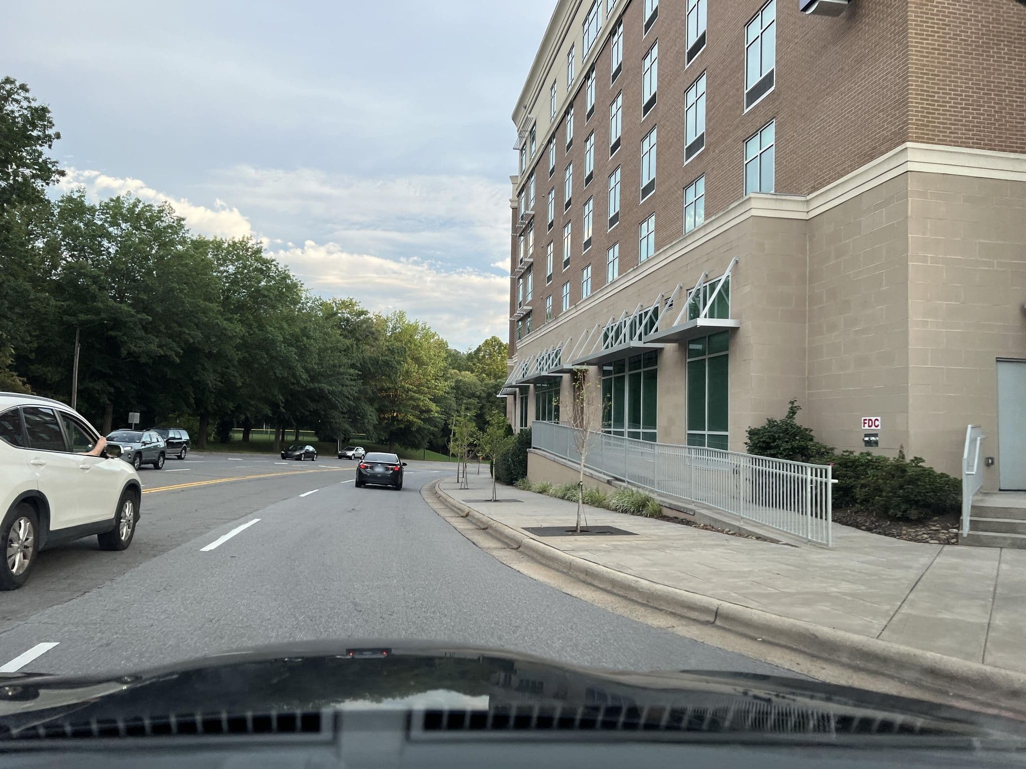 Street view near Hilton Garden Inn, Asheville — © _jcaruso (CC BY-SA · Mapillary)