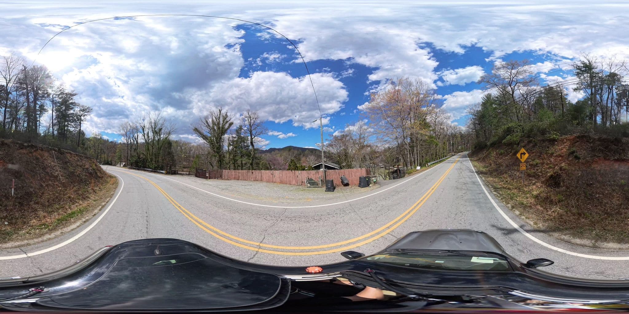 Street view near Silver Tree Cabin, Lake Lure — © SugarFreePro (CC BY-SA · Mapillary)