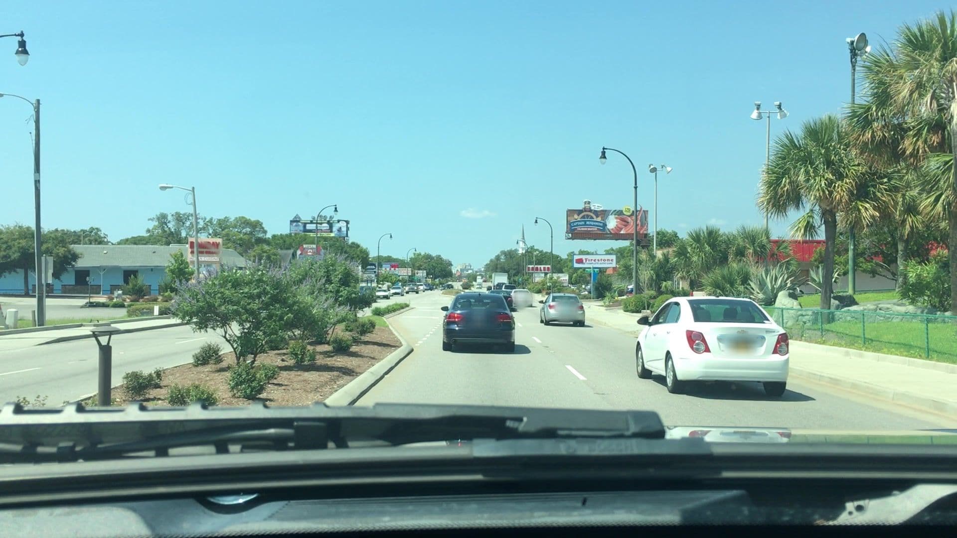 Street view near Pool And Beach, Myrtle Beach — © lvl5 (CC BY-SA · Mapillary)