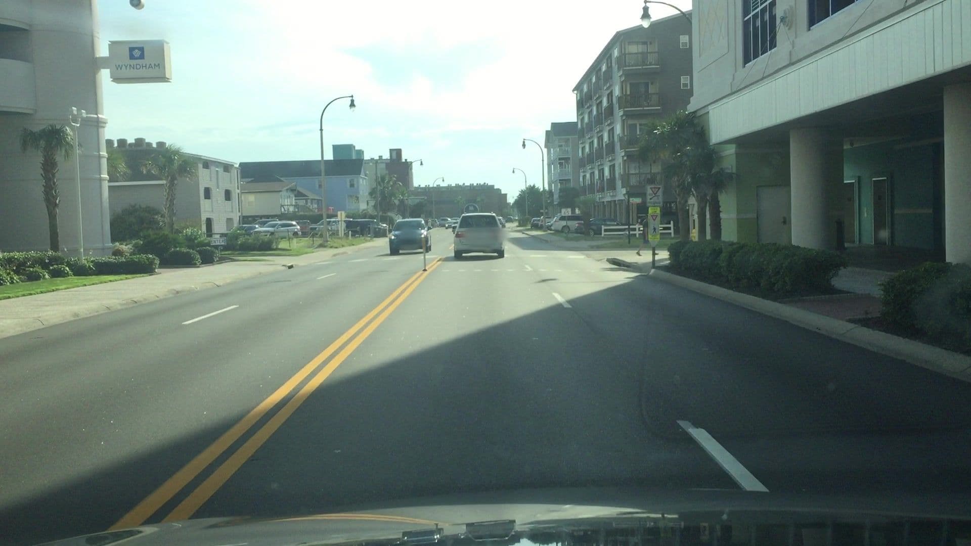 Street view near Wyndham Vacation Resorts Towers on the Grove, North Myrtle Beach — © lvl5 (CC BY-SA · Mapillary)