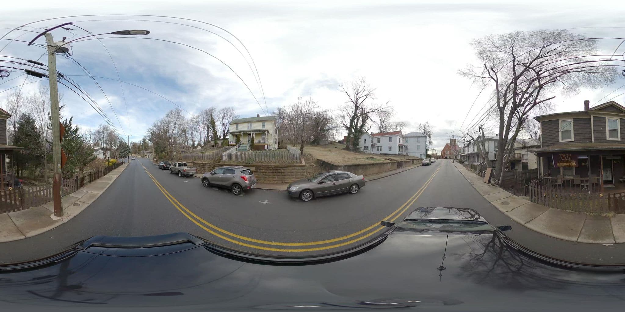 Street view near Anne Hathaway's Cottage Bed & Breakfast, Staunton — © pmfox97 (CC BY-SA · Mapillary)