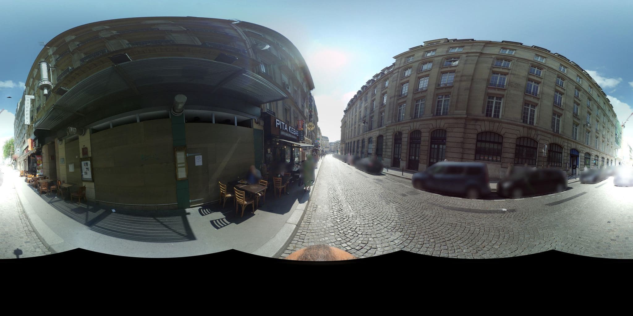 Street view near Hôtel du Calvados, Paris 08 Élysée