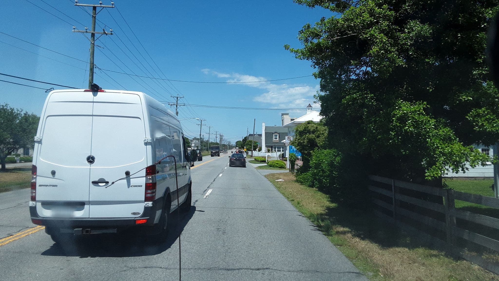 Street view near Baskervill Beach Cottage, Virginia Beach — © jbthemilker (CC BY-SA · Mapillary)