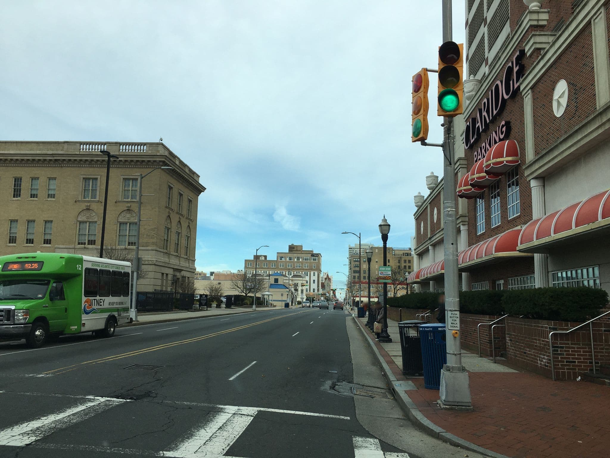 Street view near Bally's Tower, Atlantic City — © racerx (CC BY-SA · Mapillary)